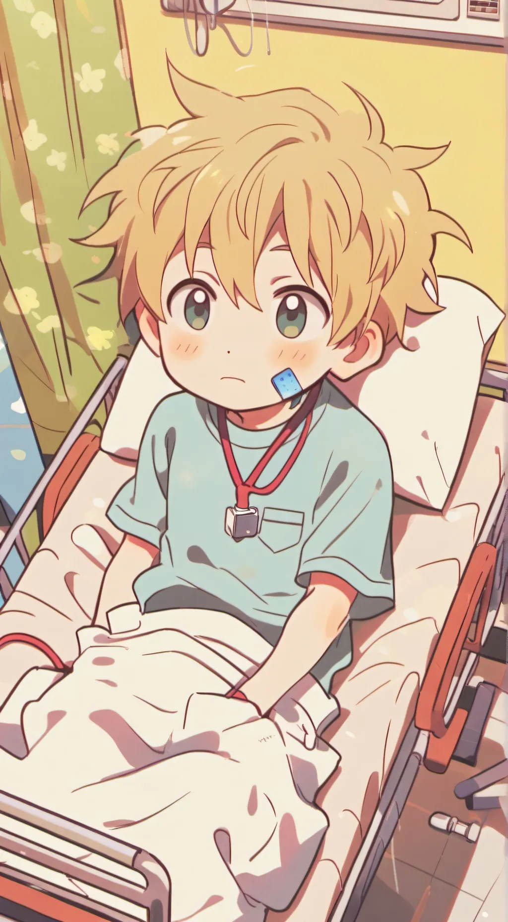 ai character: Hospital background