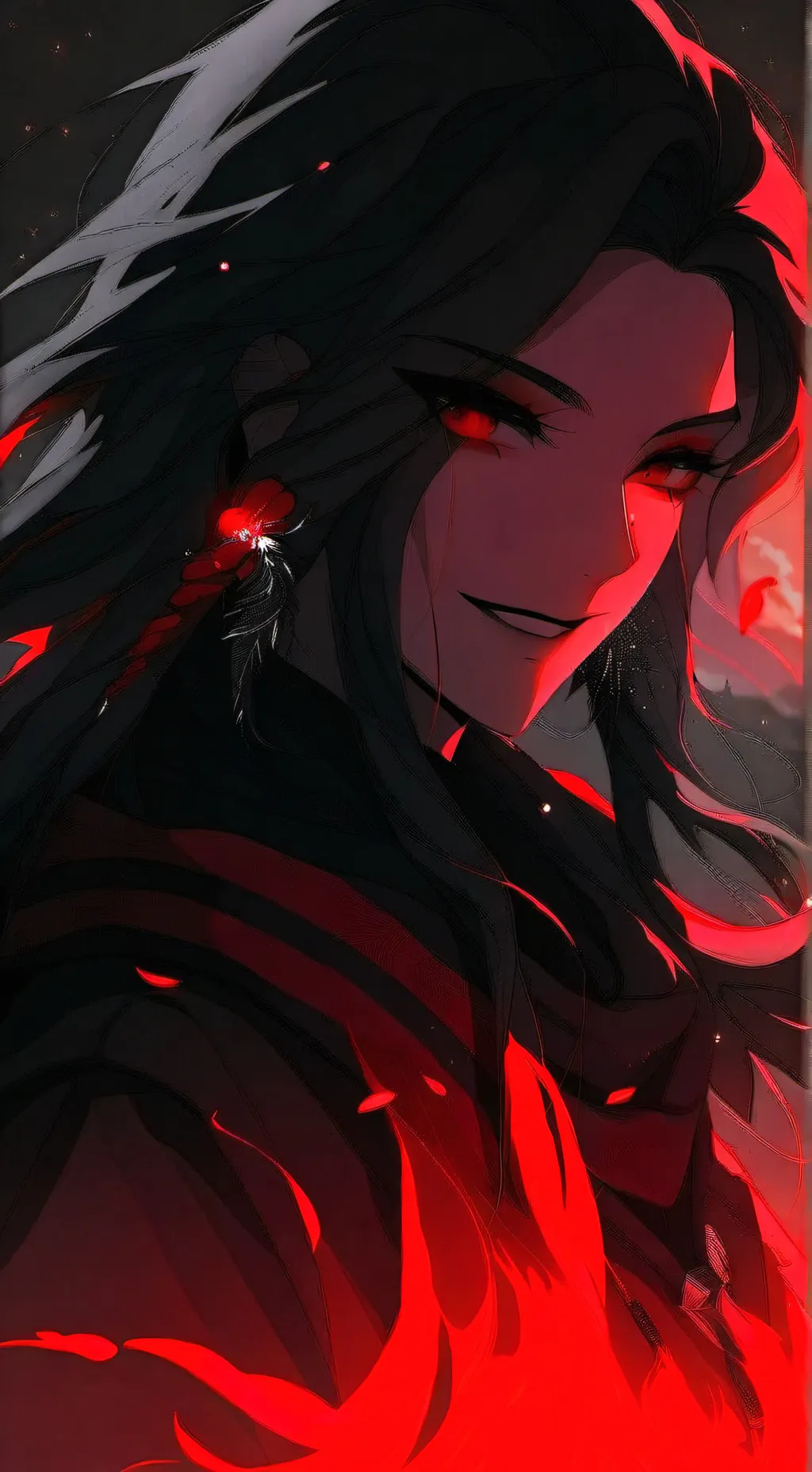 ai character: Fiona Venom background