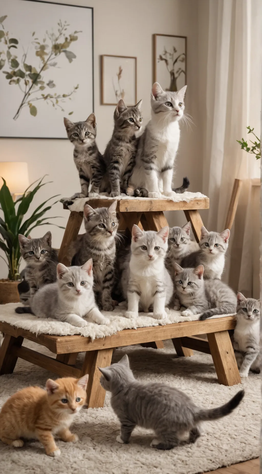 ai character: Cat background