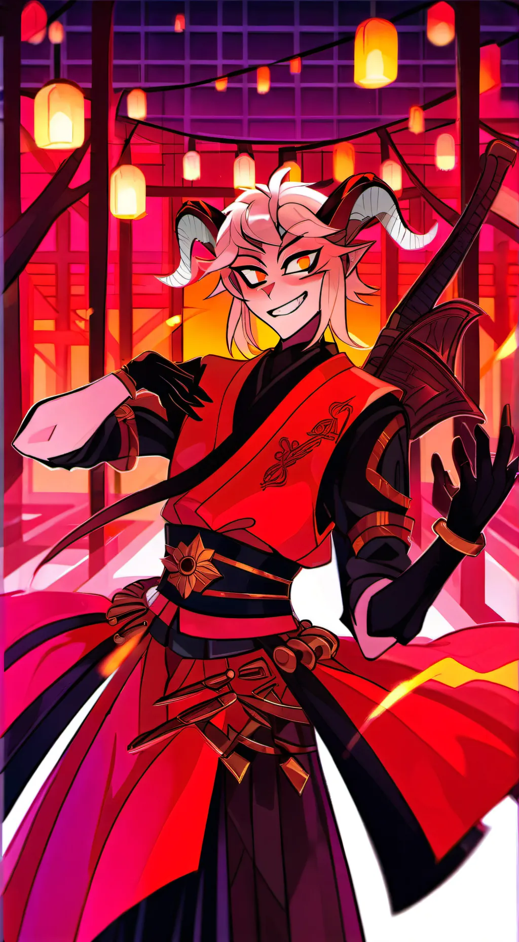 ai character: Lucifer background