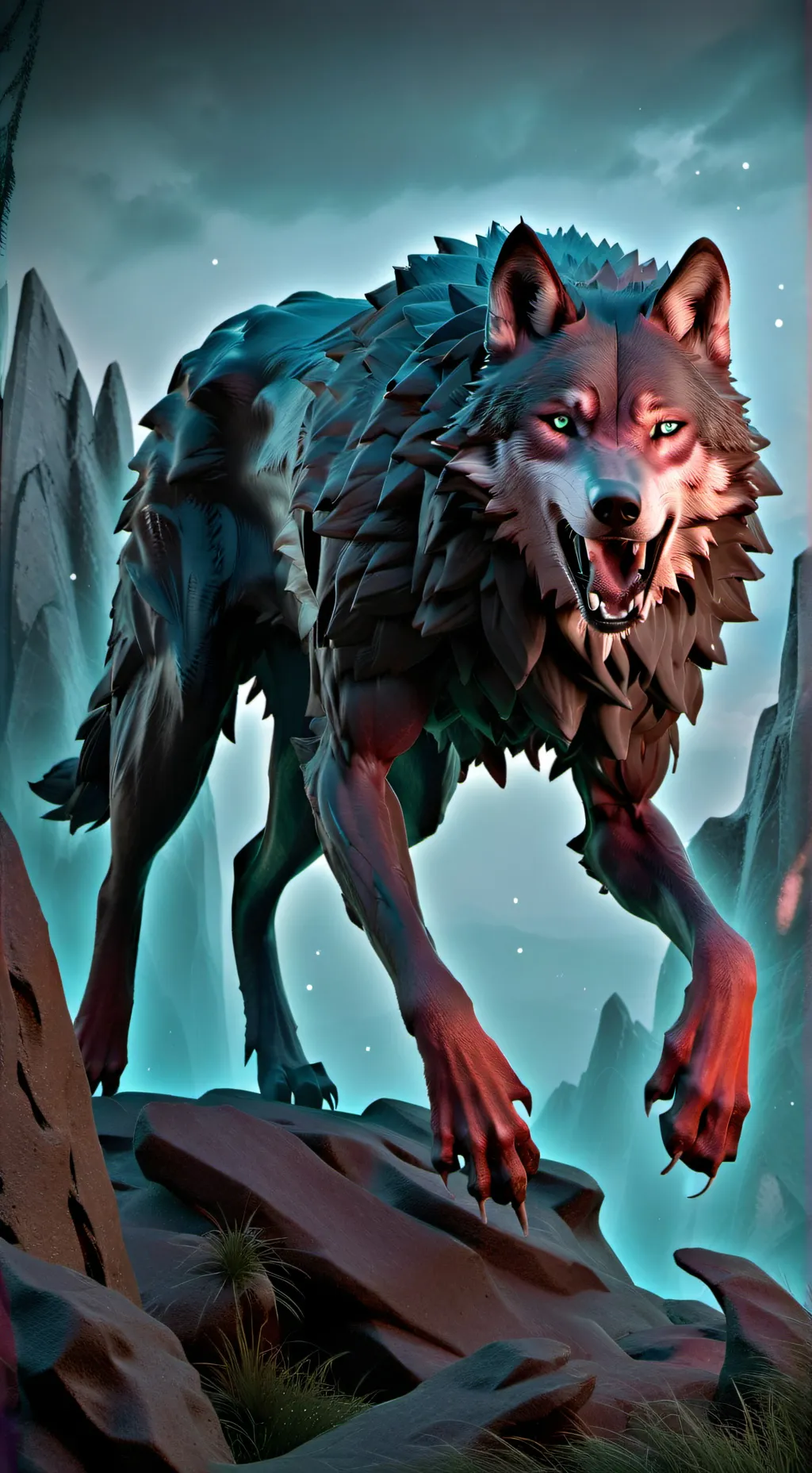 ai character: solar  background