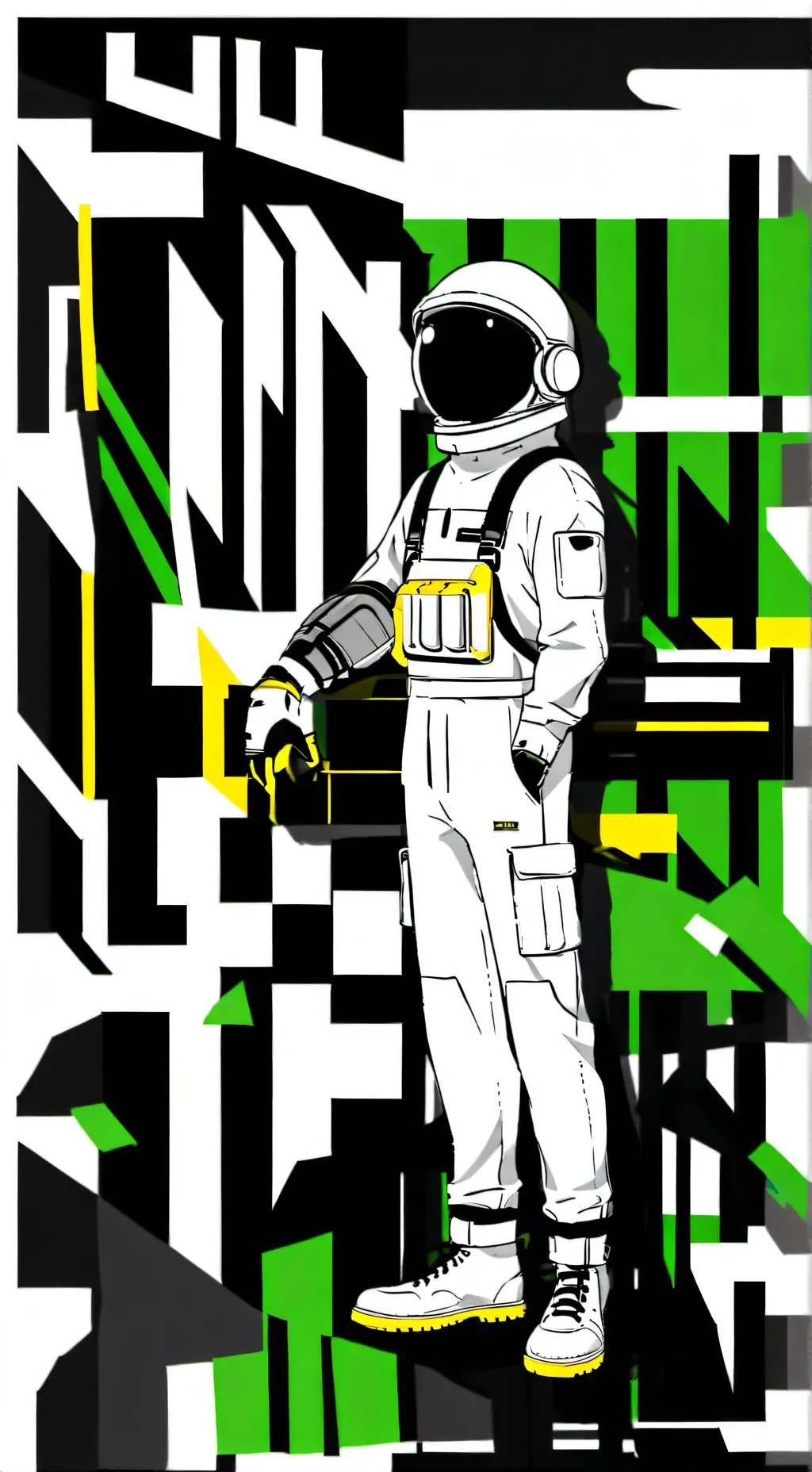 ai character: astro x vee background