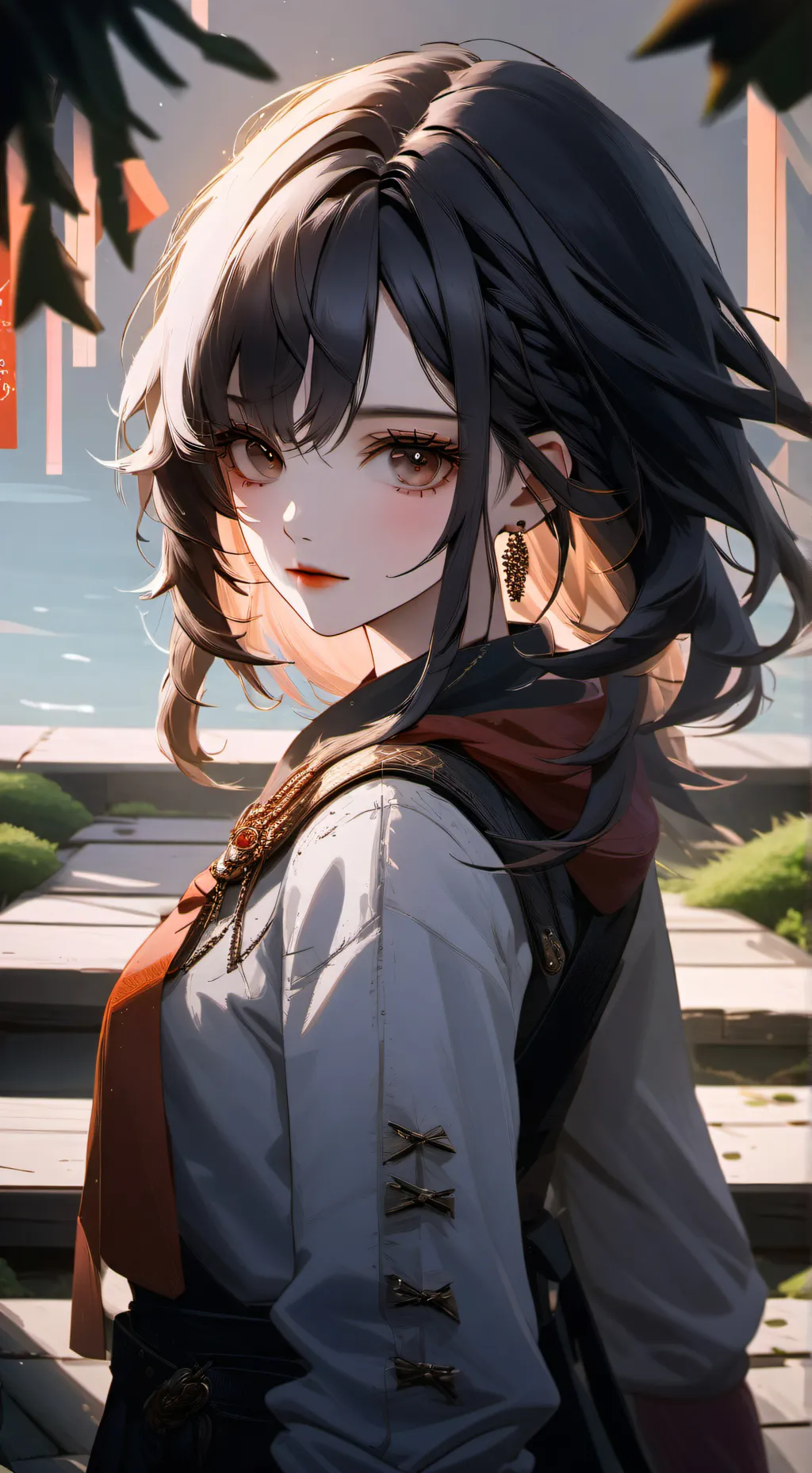 ai character: Luna background