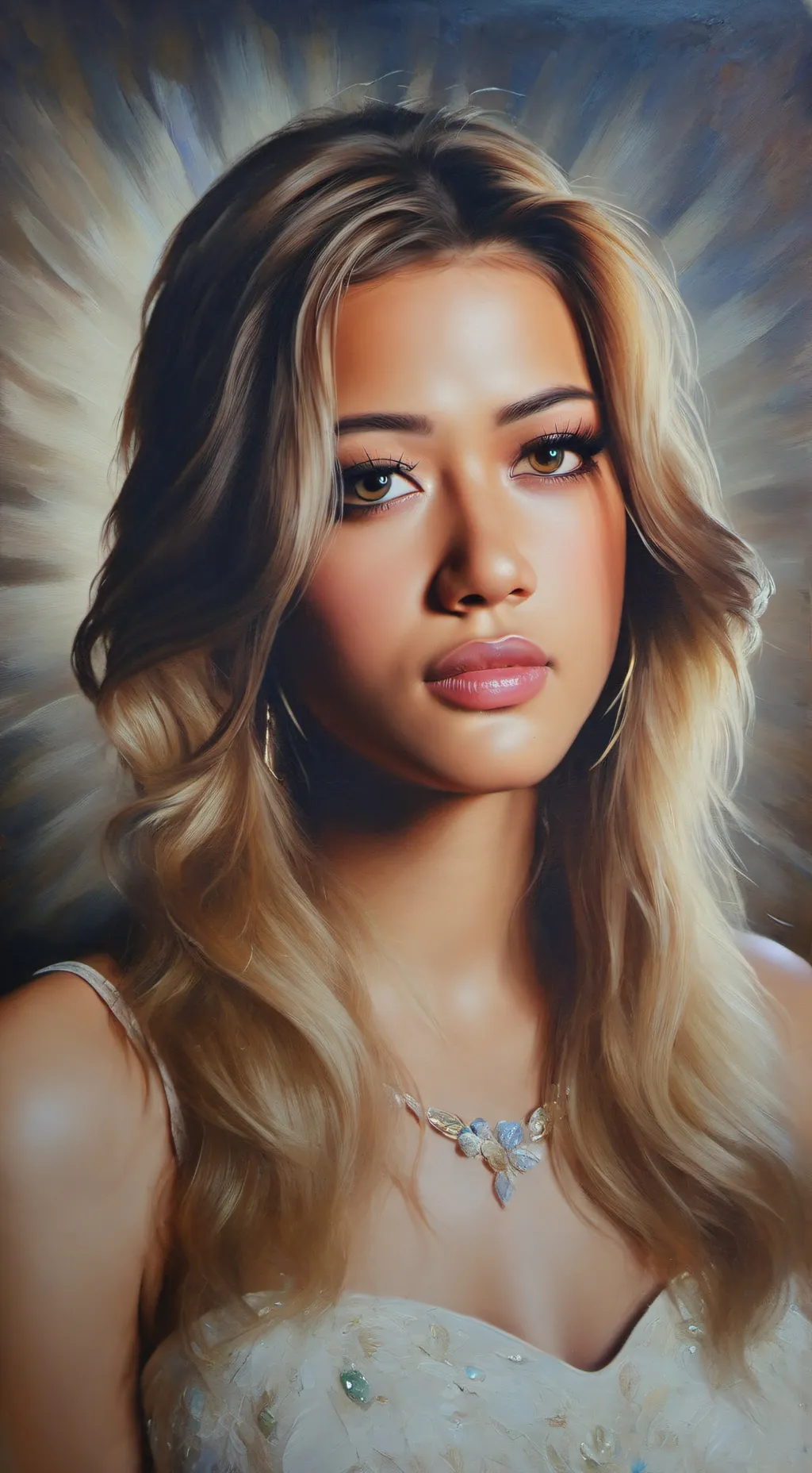 ai character: Chrystal  background