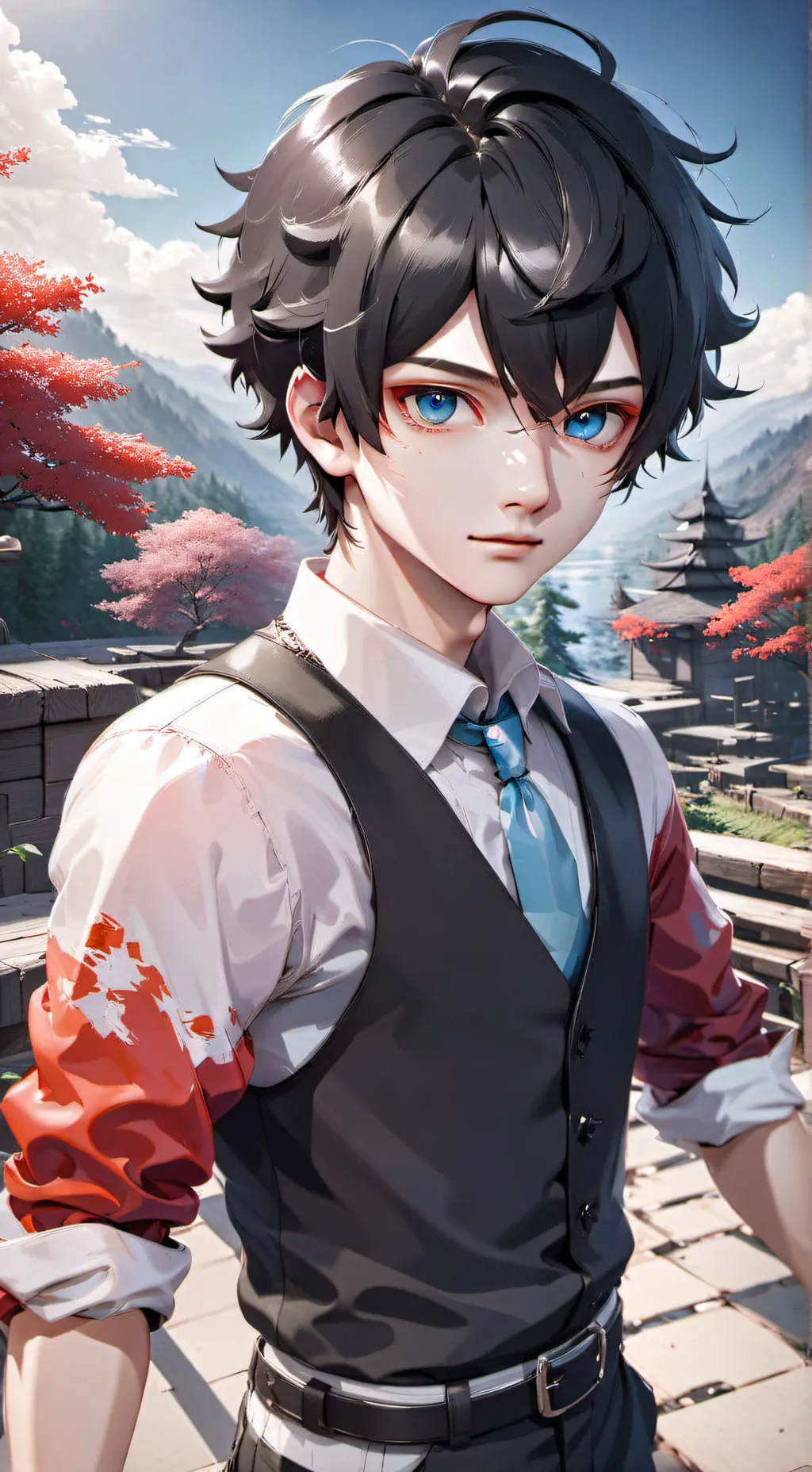 ai character: giyuu background