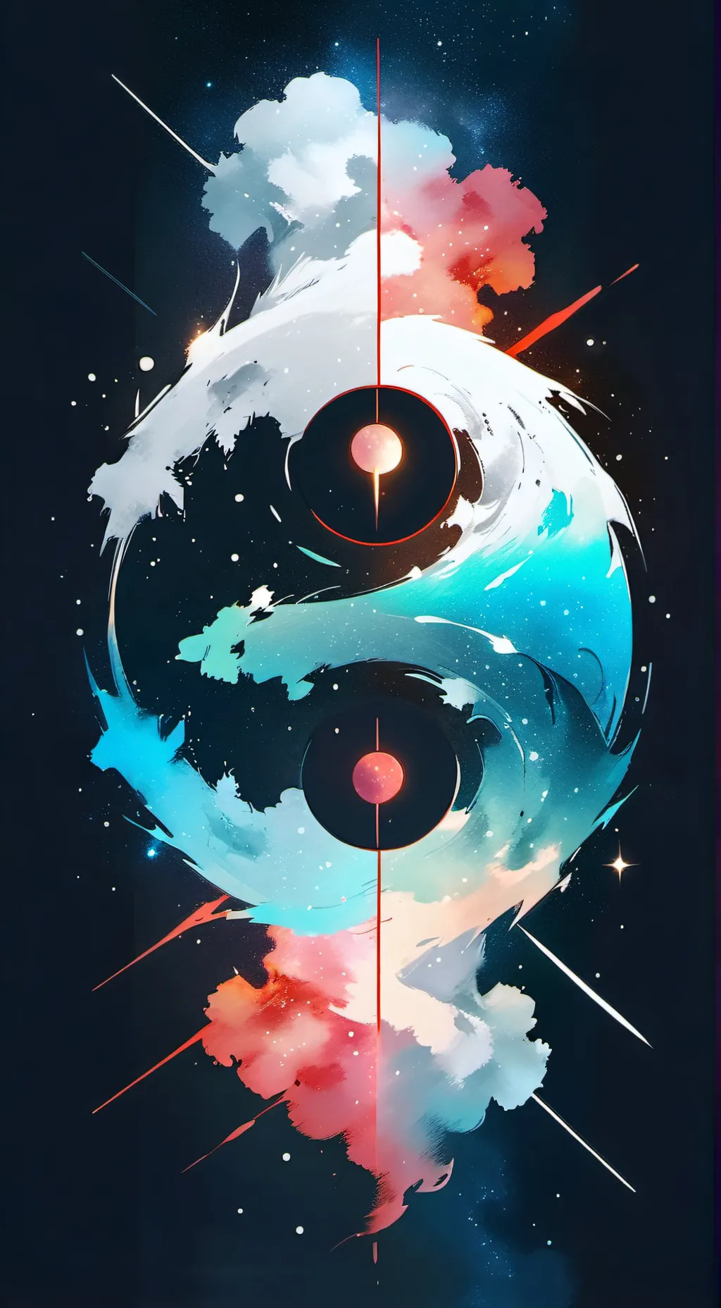 ai character: abstraction  background