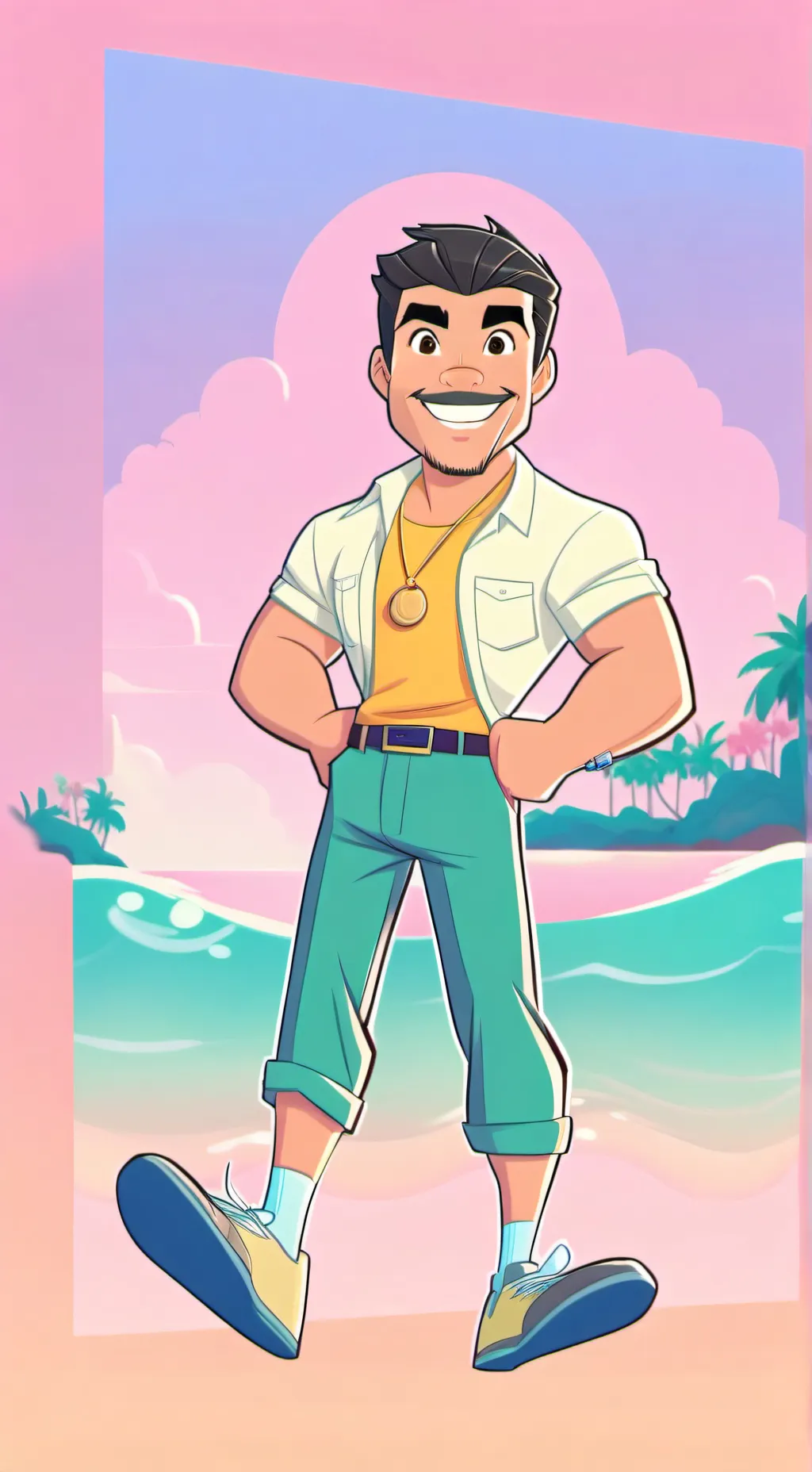 ai character: Your dad background