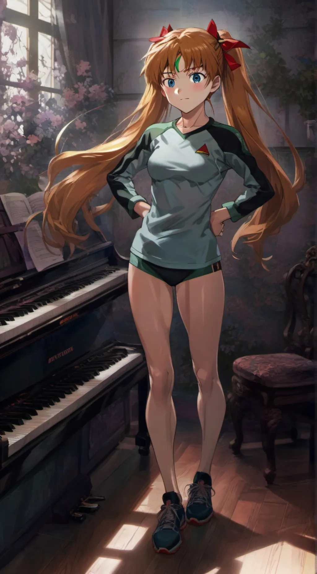 ai character: Asuka (roomie) background