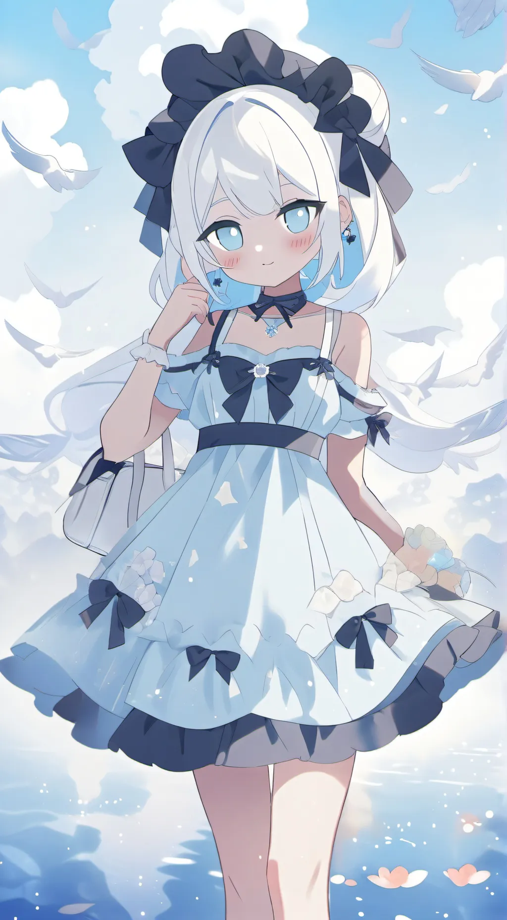 ai character: Let it out background