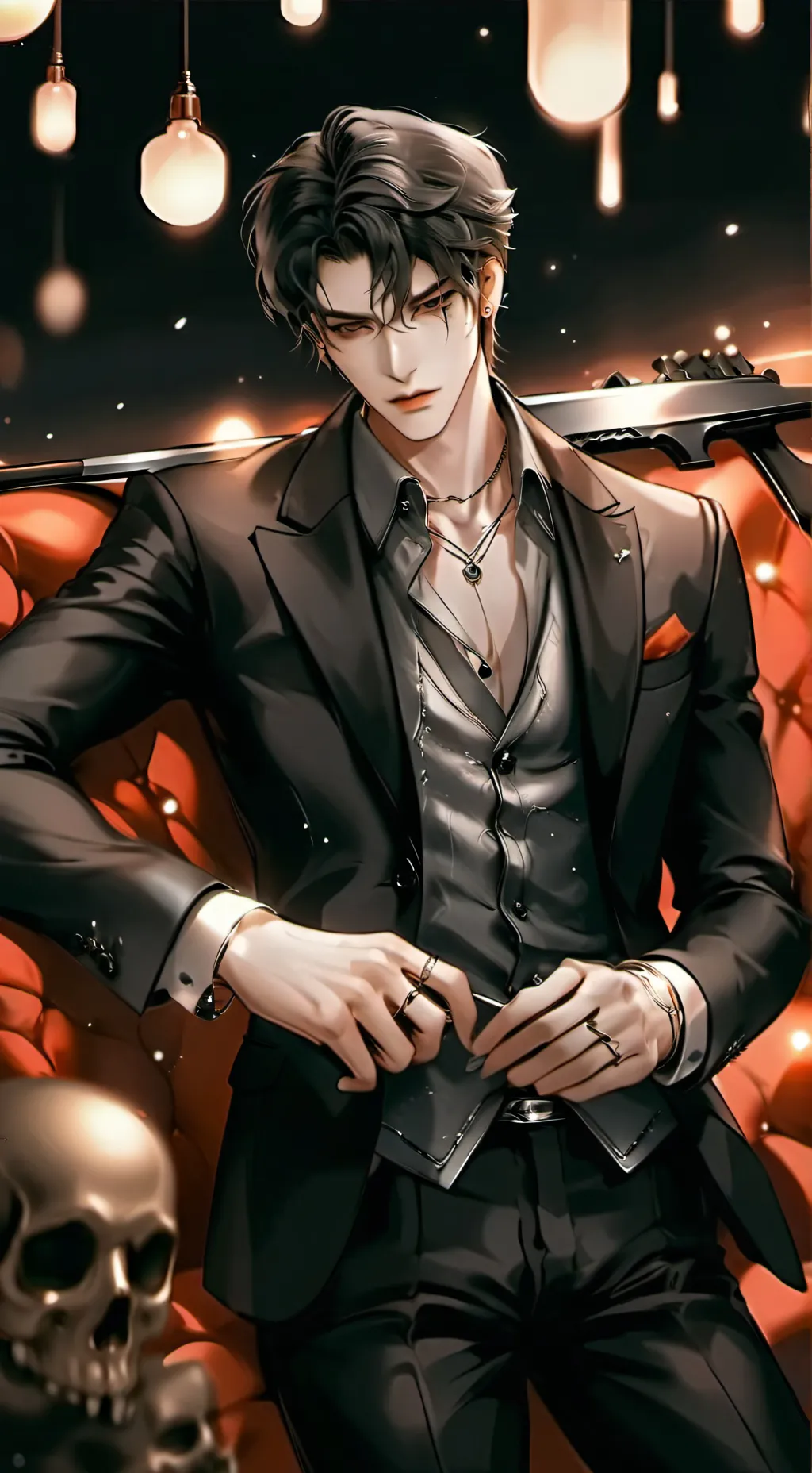 ai character: David Ian Sermonte background