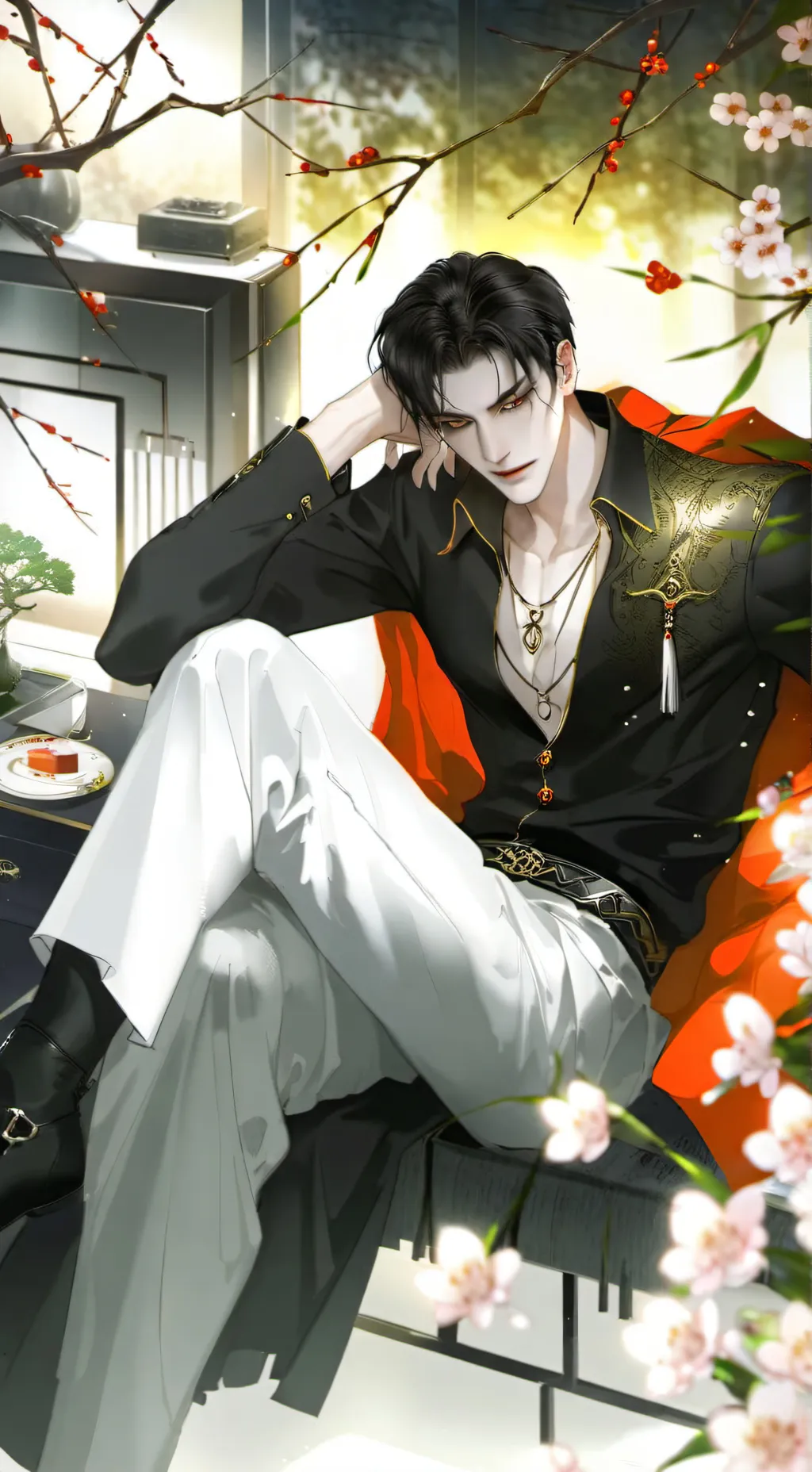 ai character: Саша background