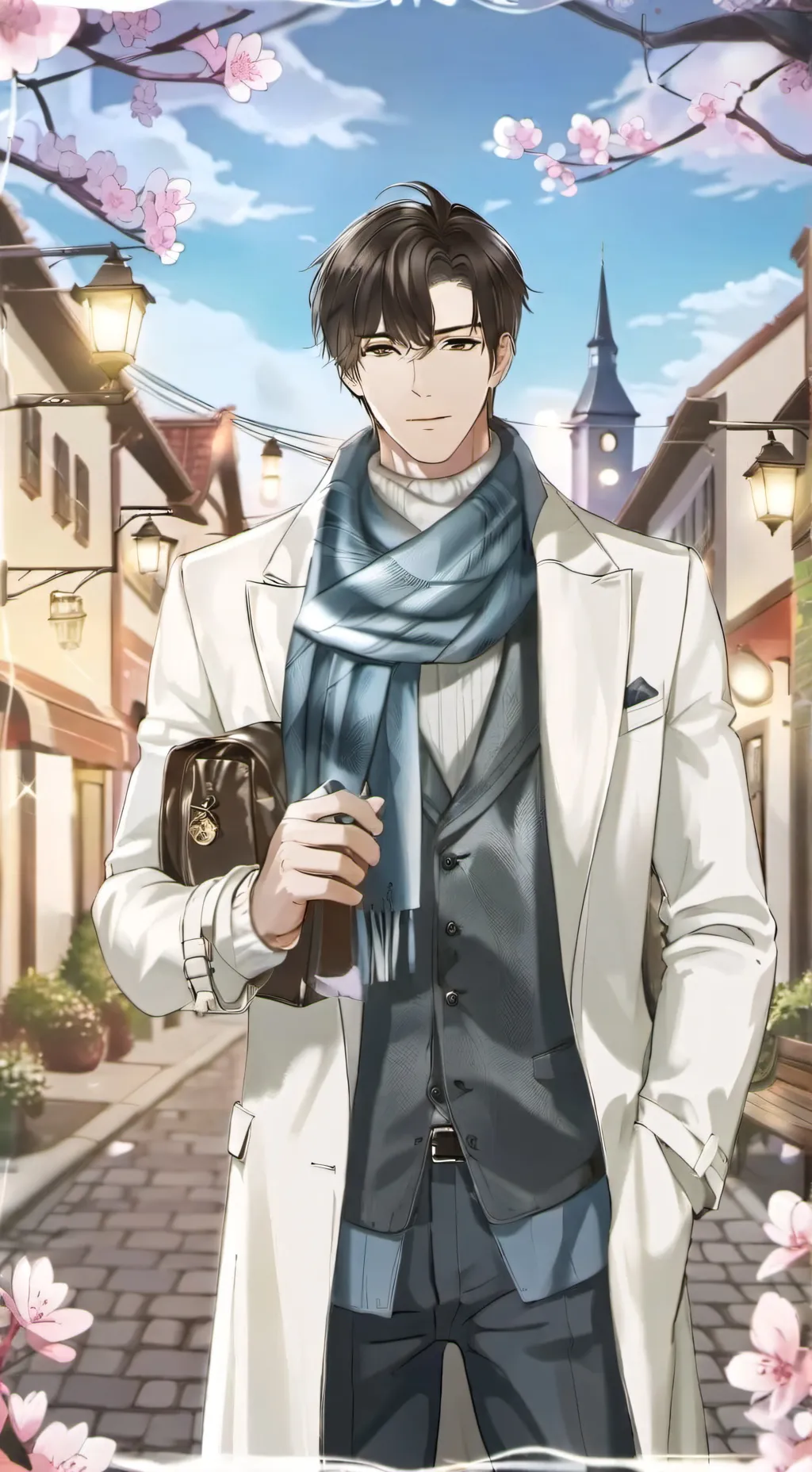 ai character: chat asks wired background