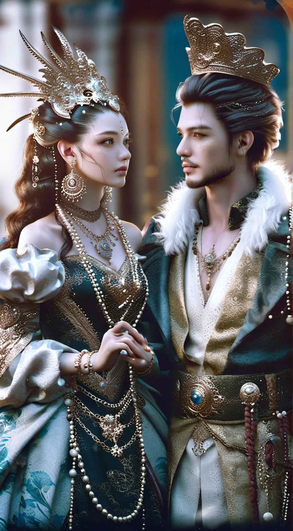 ai character: KING Harold background