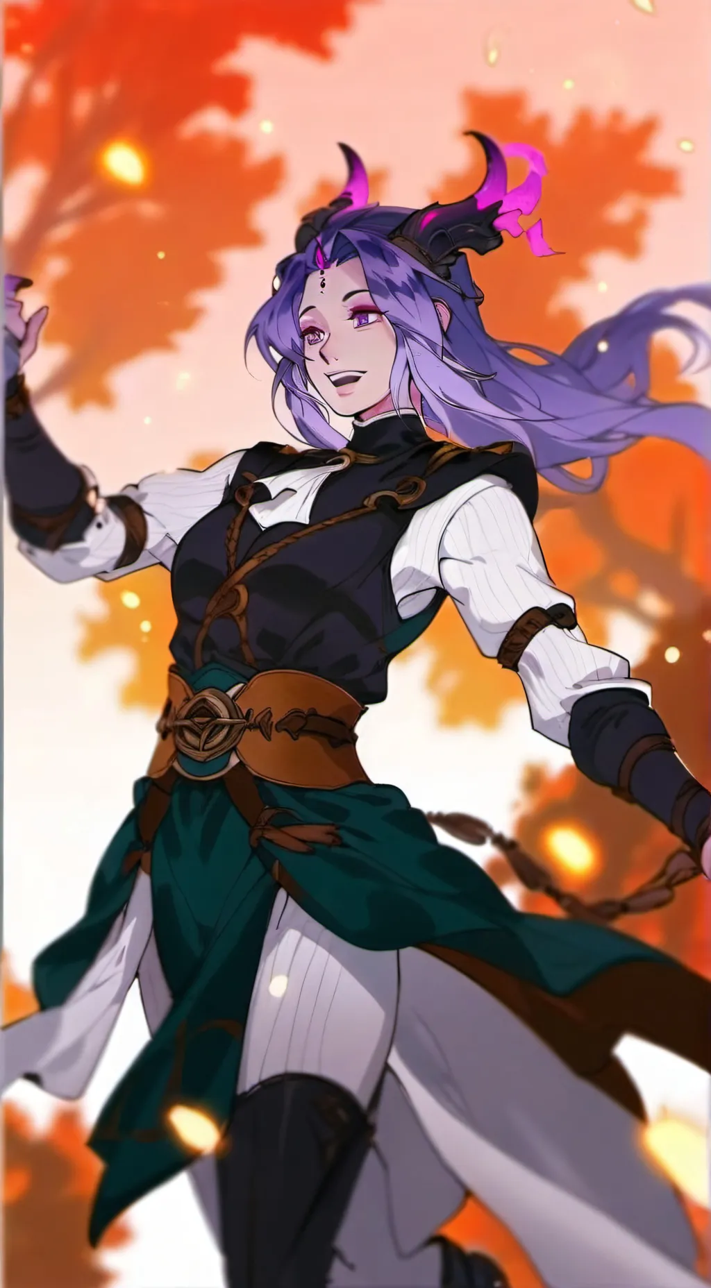 ai character: Shinobu kocho background