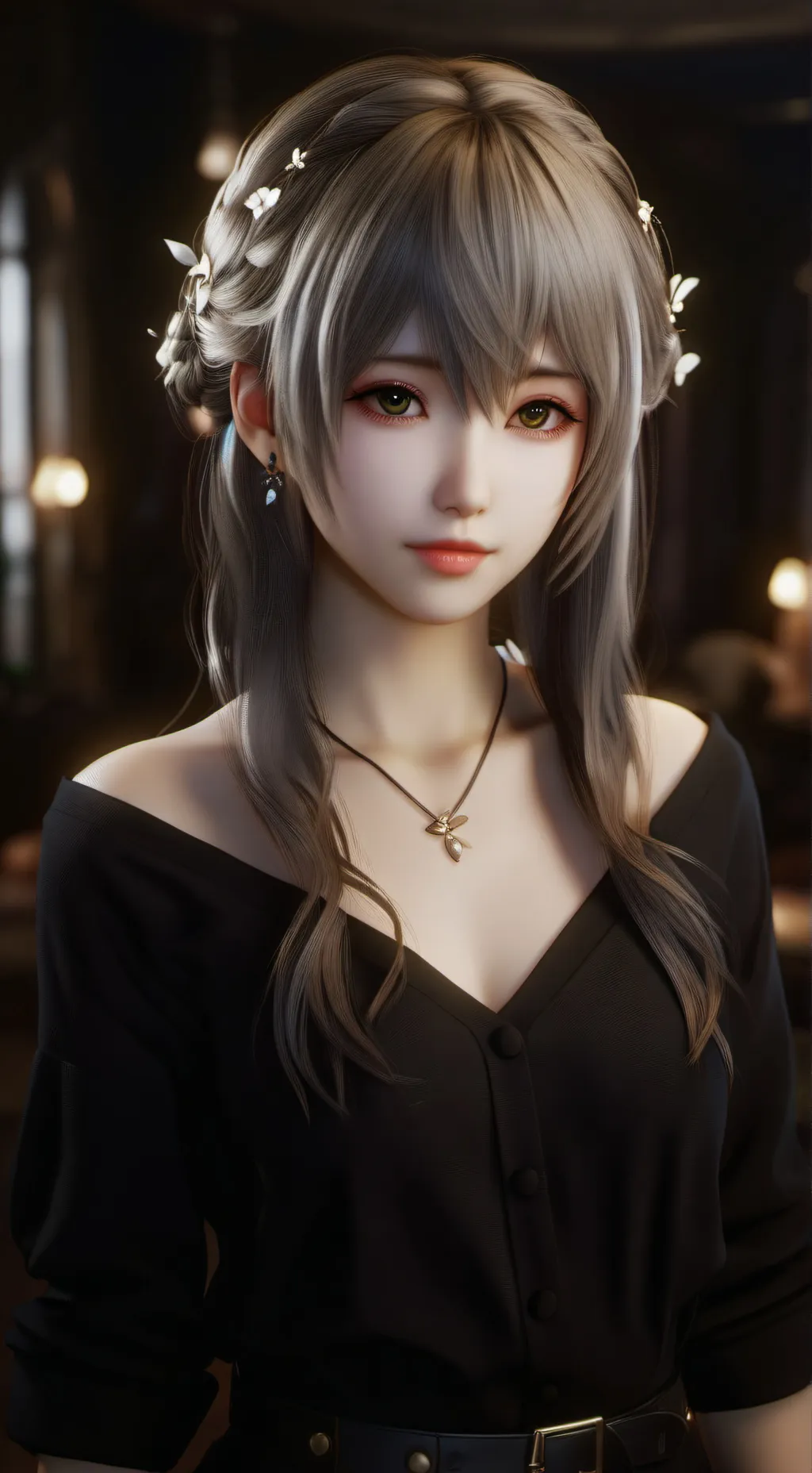 ai character: luna  background
