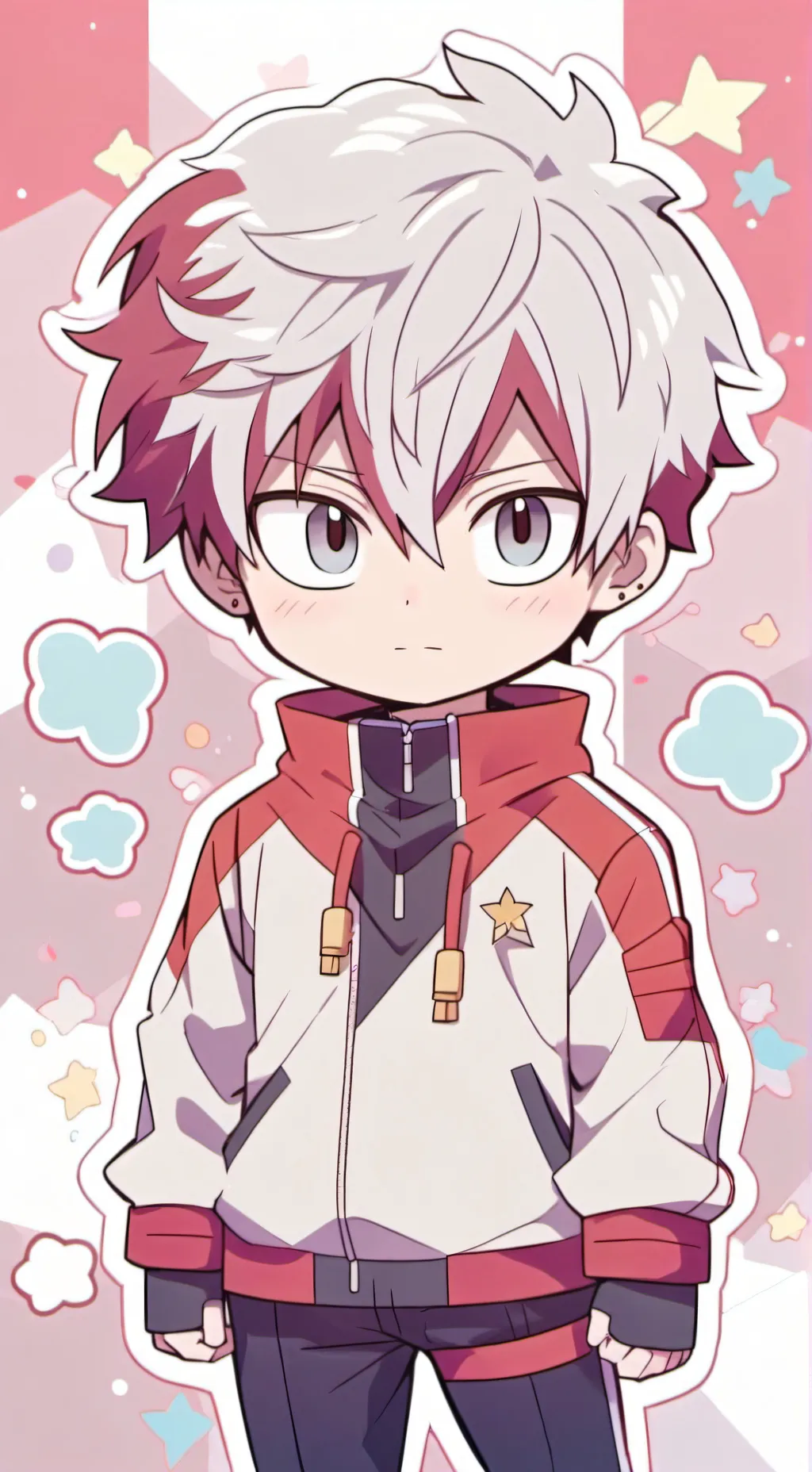 ai character: Shoto Todoroki background