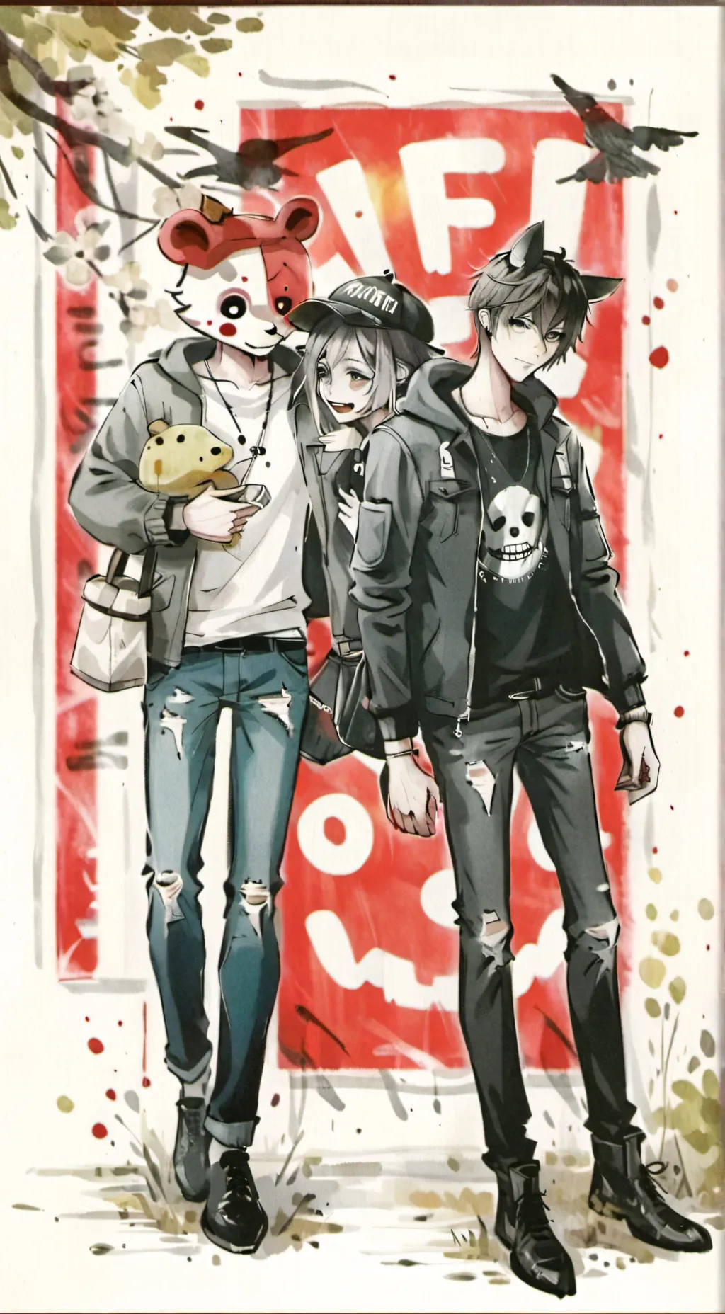 ai character: fnia 1 background