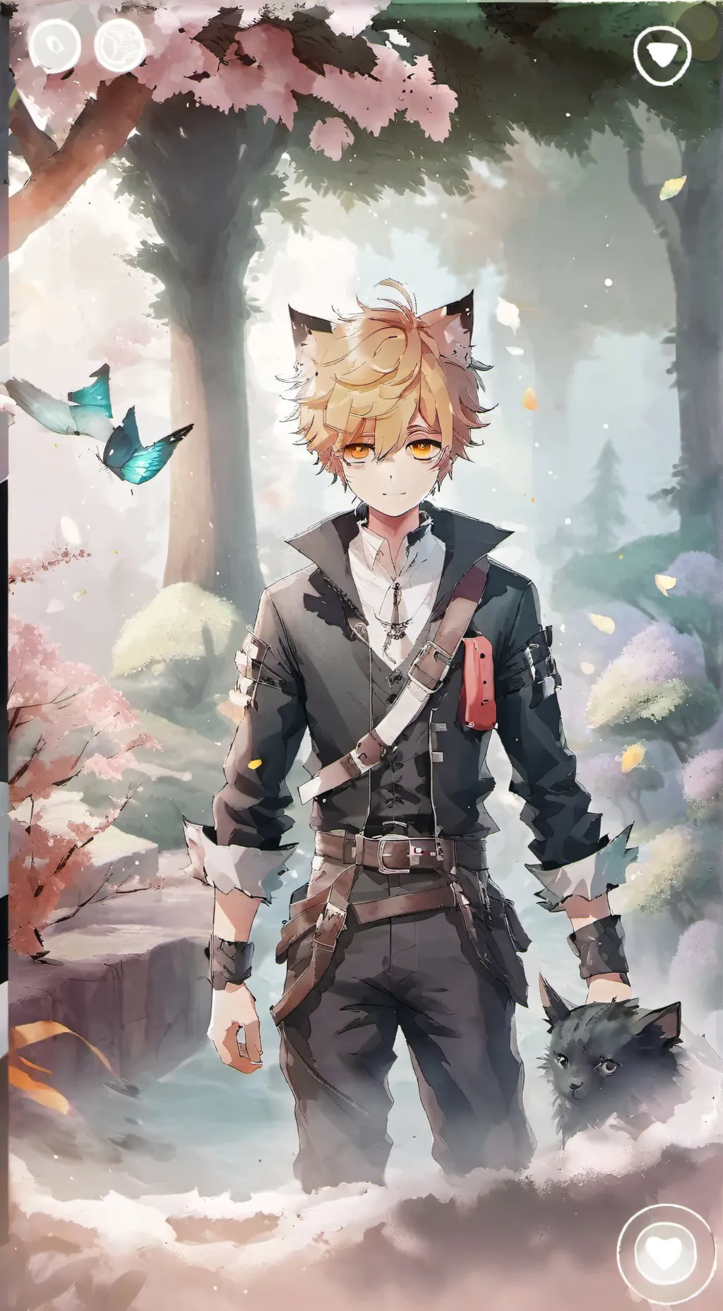 ai character: mha background