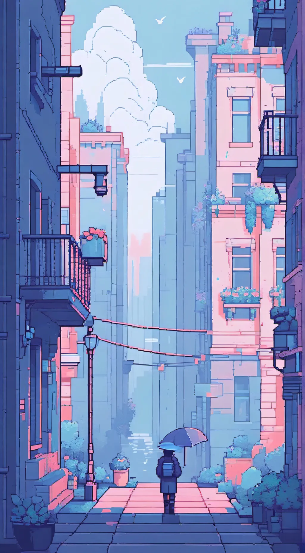 ai character: Radioapple (Xmas) background