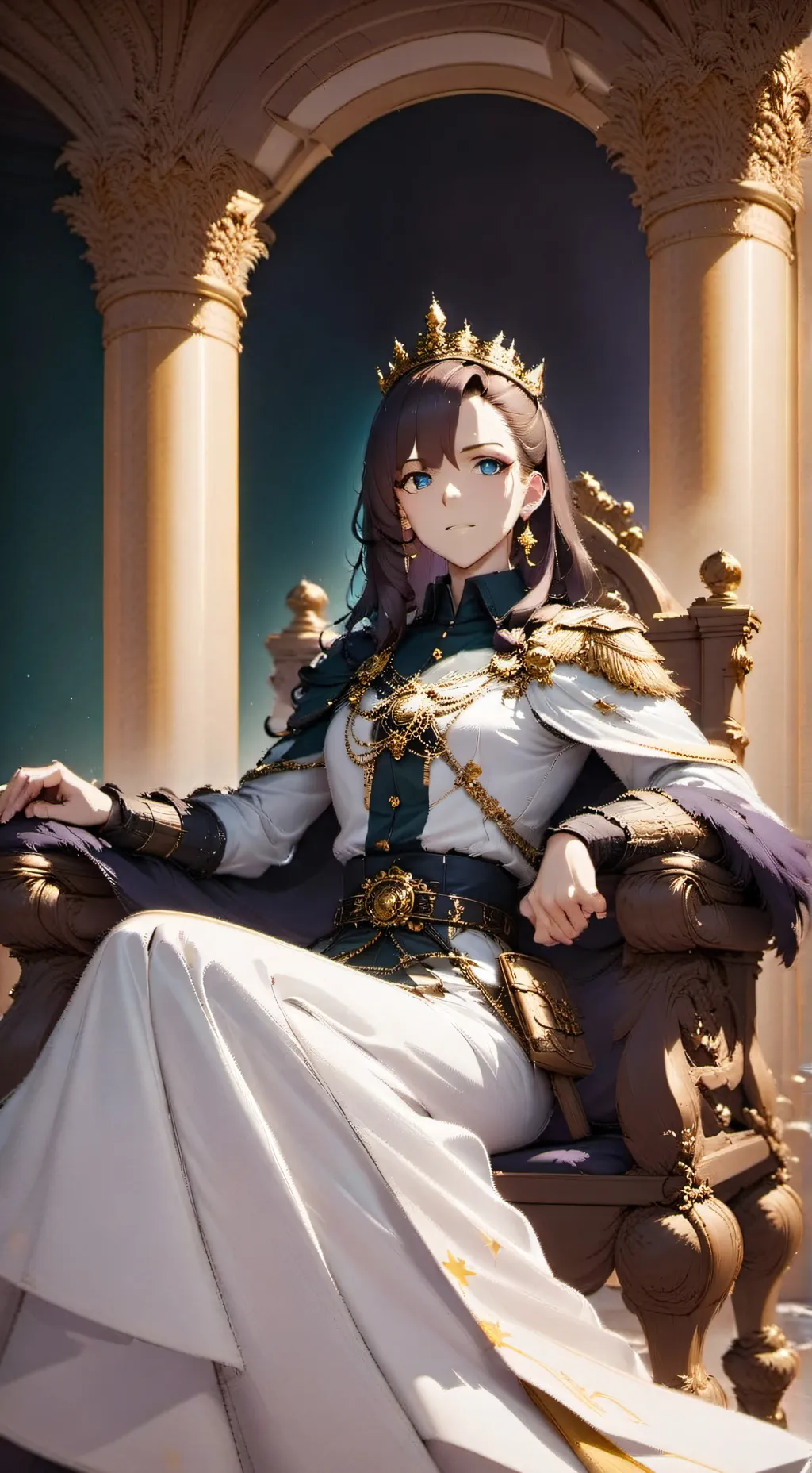 ai character: Reina Madoka  background