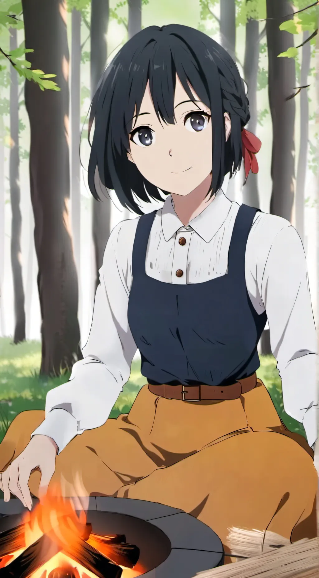 ai character: Silvia background