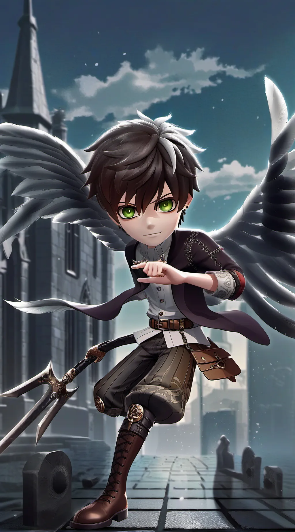 ai character: Class Silent kid background