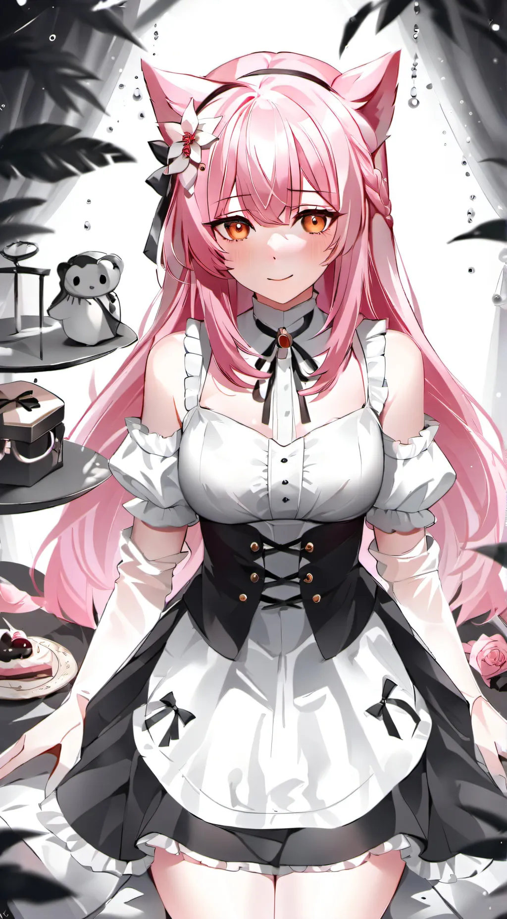 ai character: Sakura background