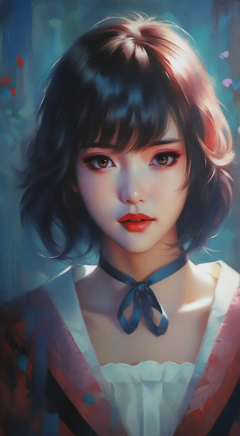 ai character: psyco girl background