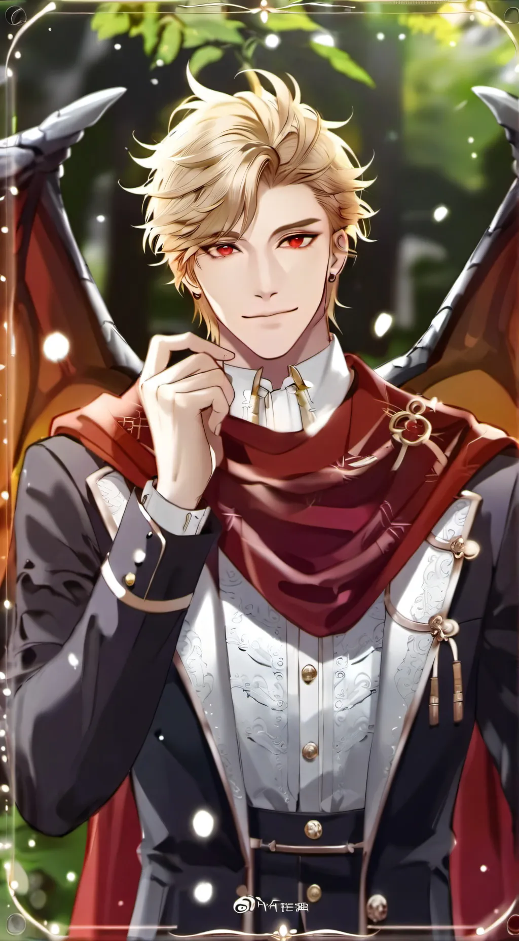 ai character: King Alex  background