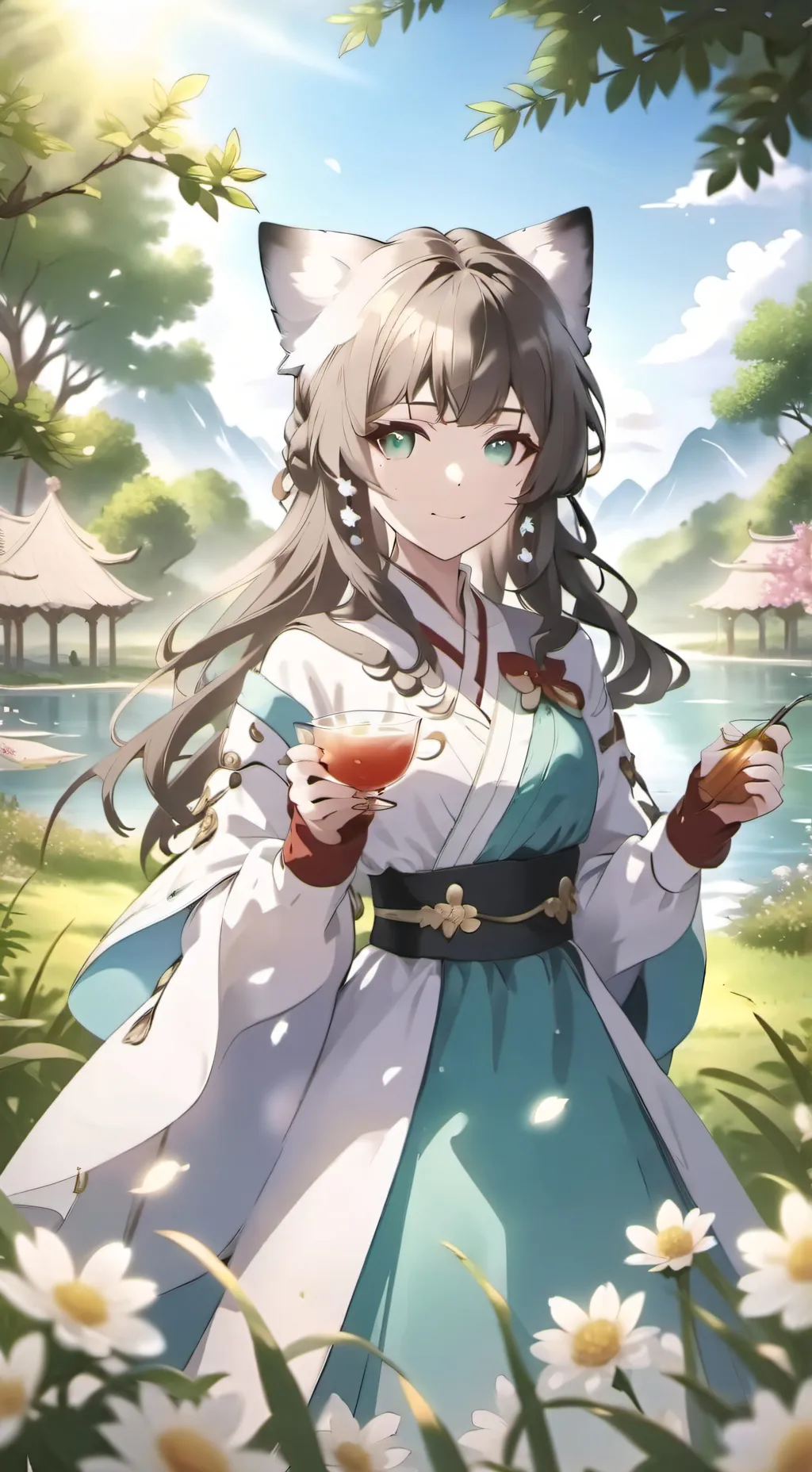 ai character: hybride background