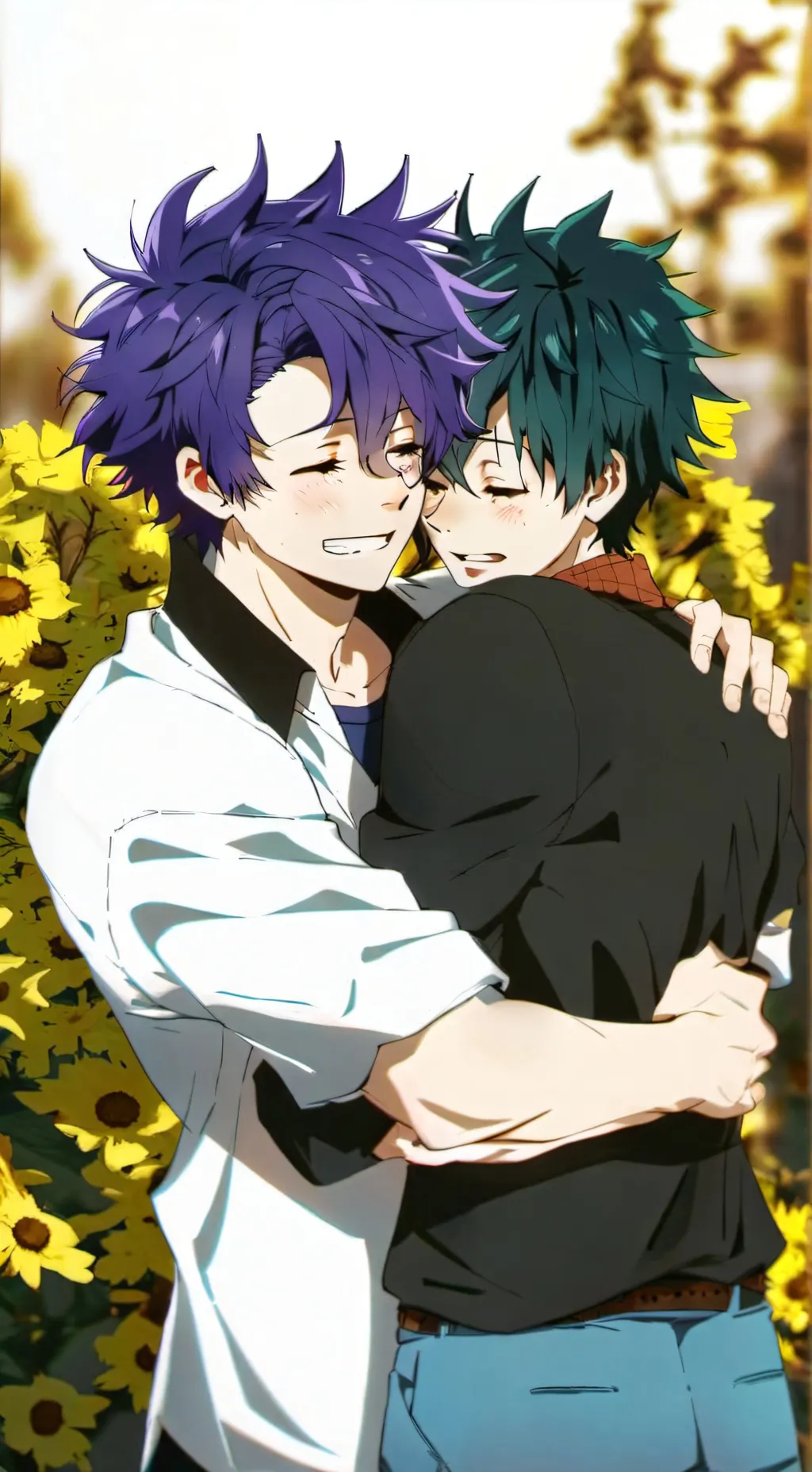 ai character: Mha soulmate sense background