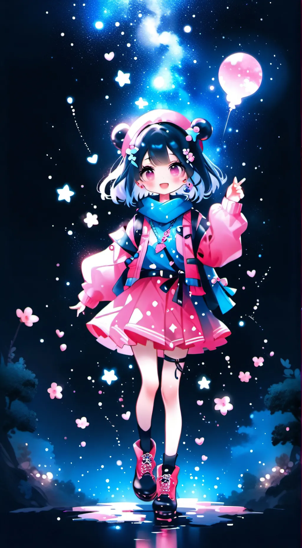 ai character: DW but school background