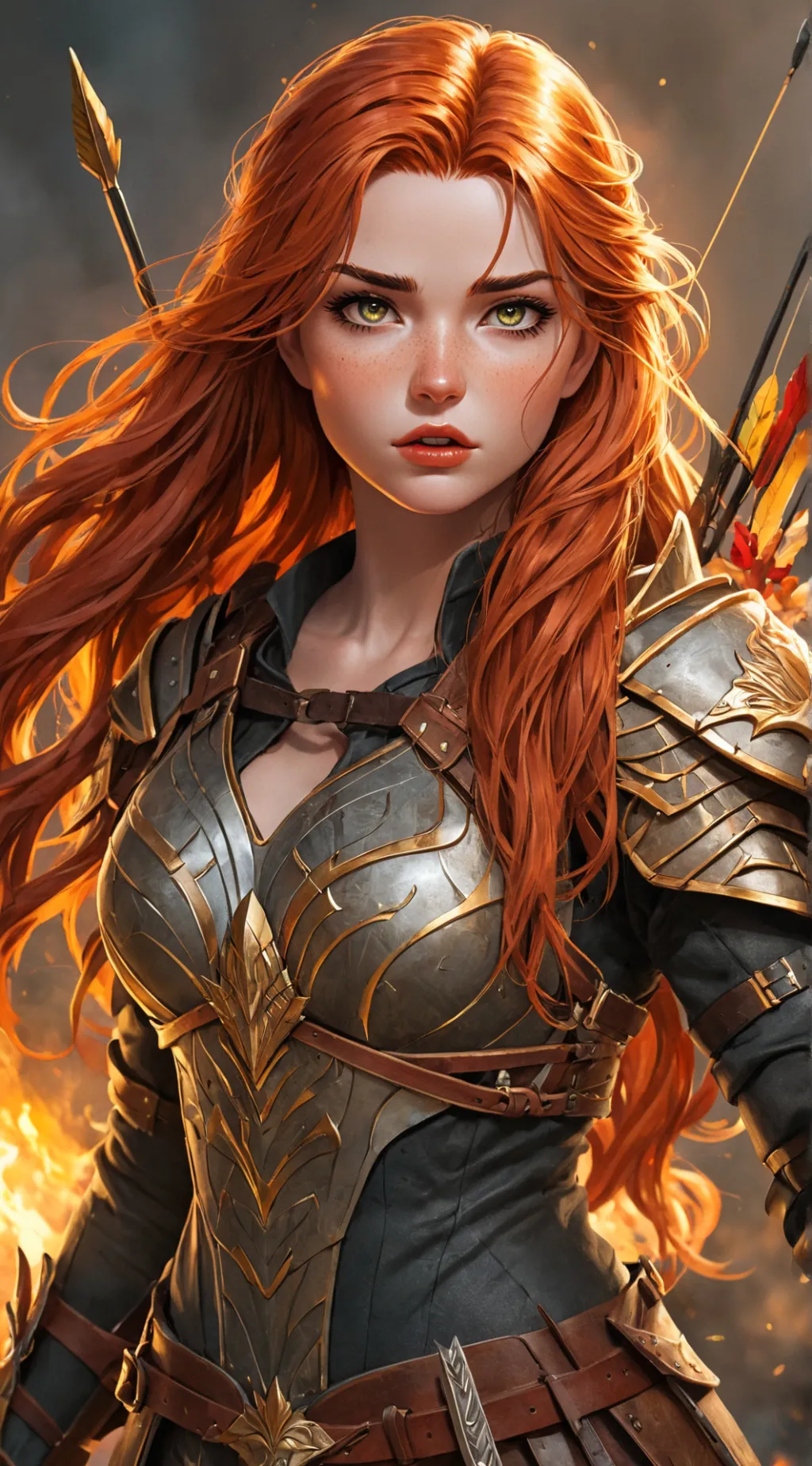 ai character: Phoenix background