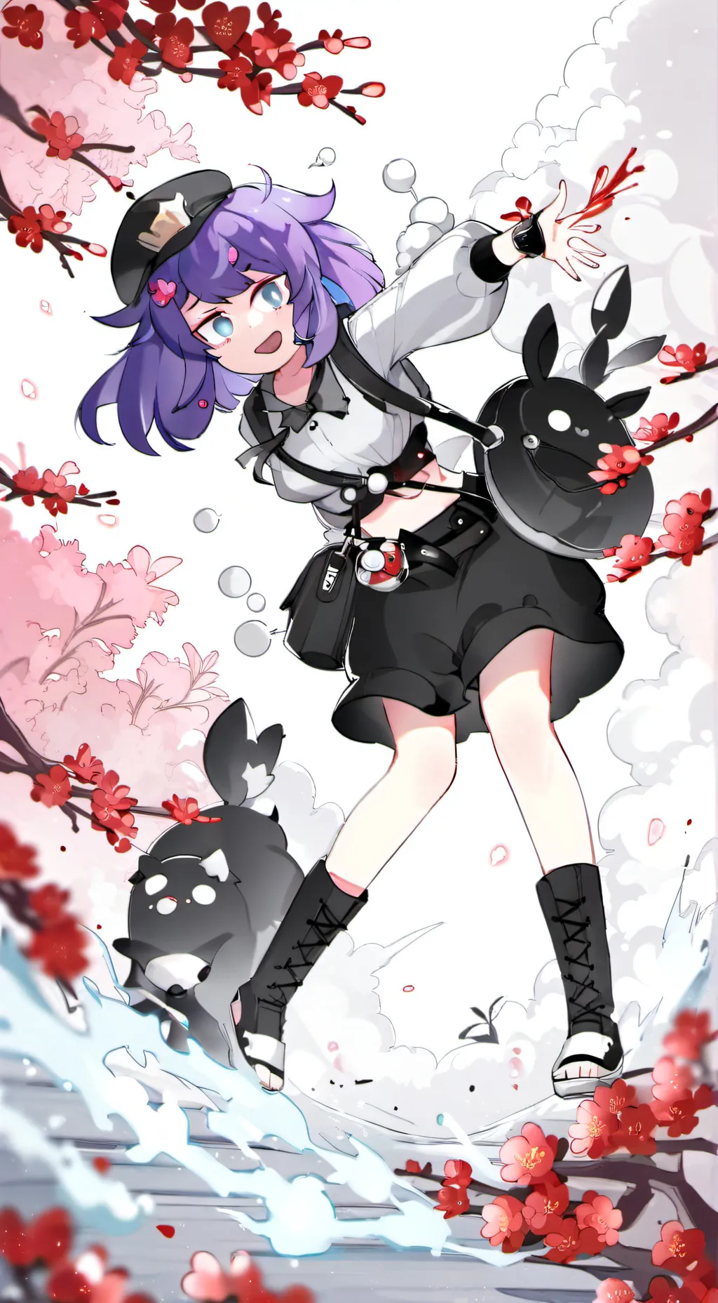 ai character: chihiro  background