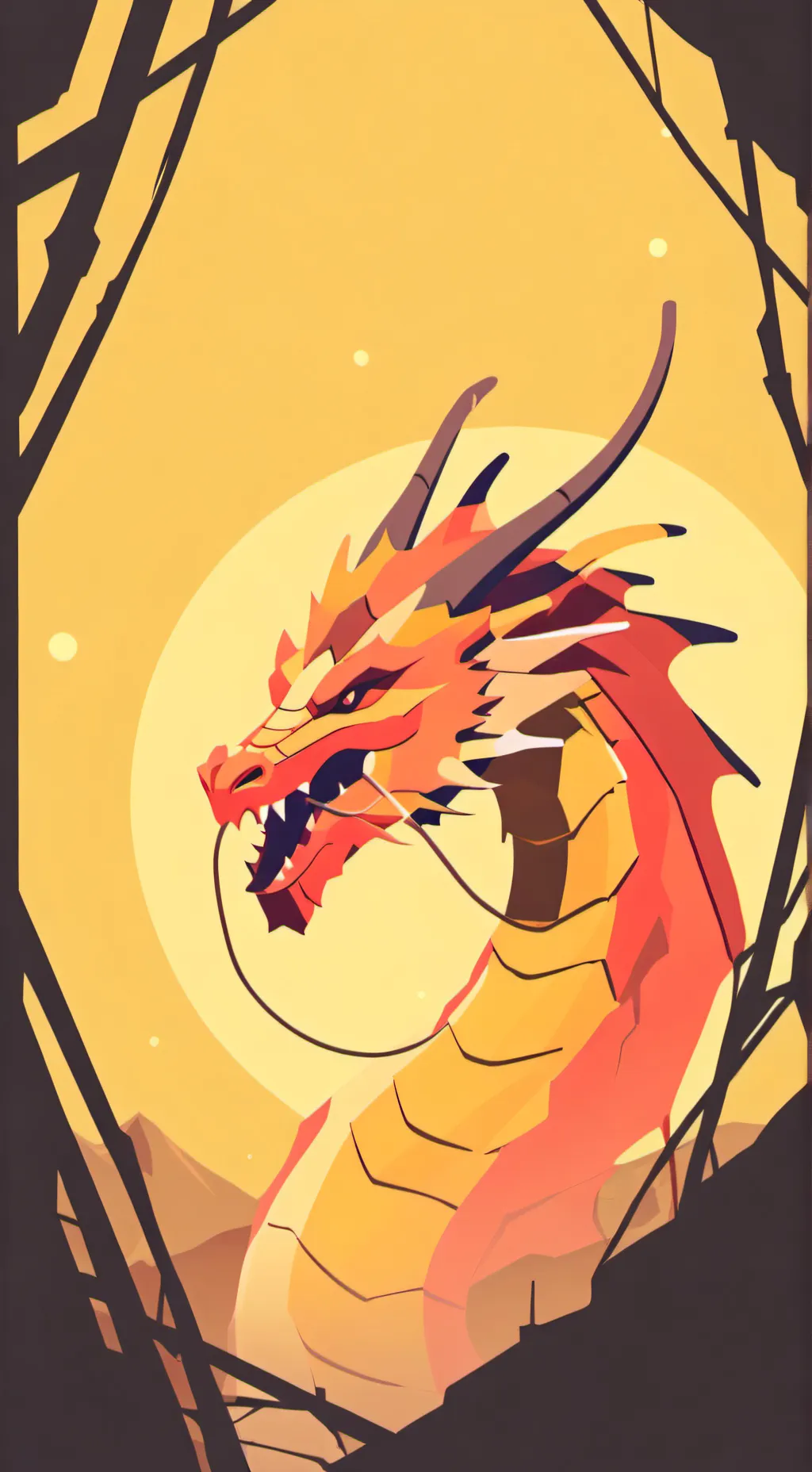 ai character: Wings of fire background