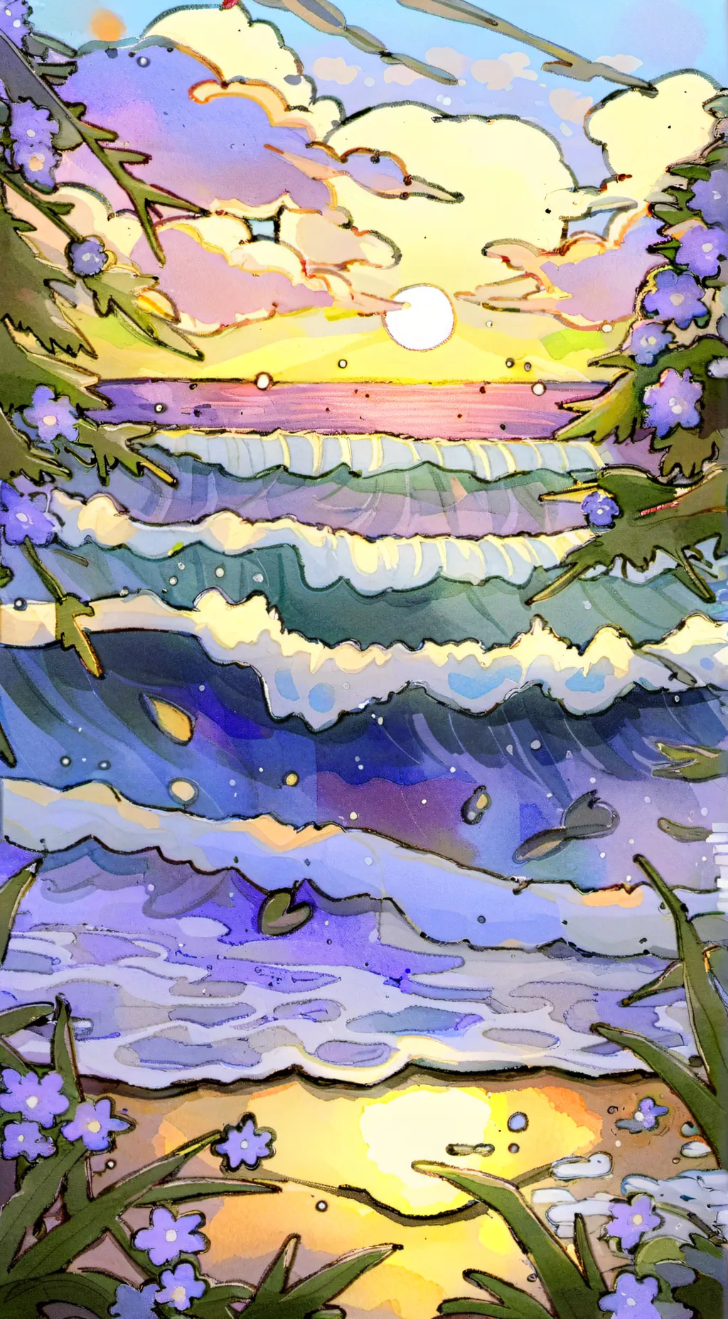 ai character: SnGy Valentine's  background