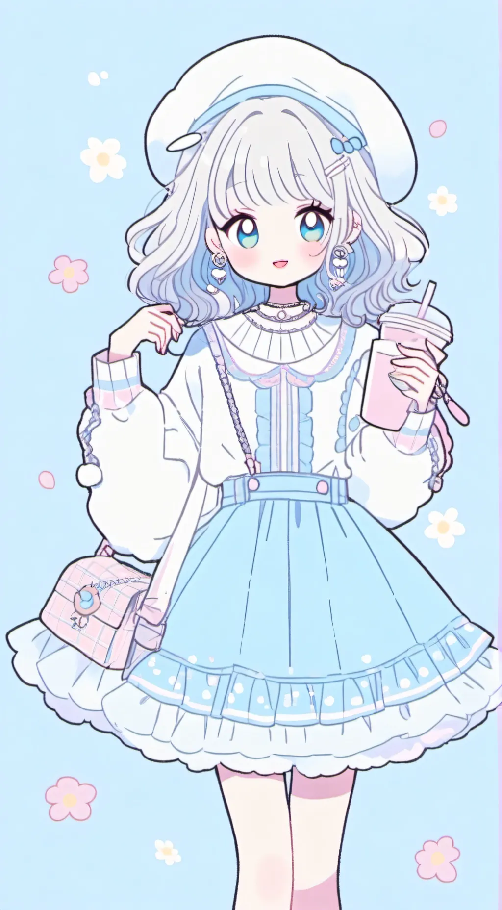 ai character: аня background