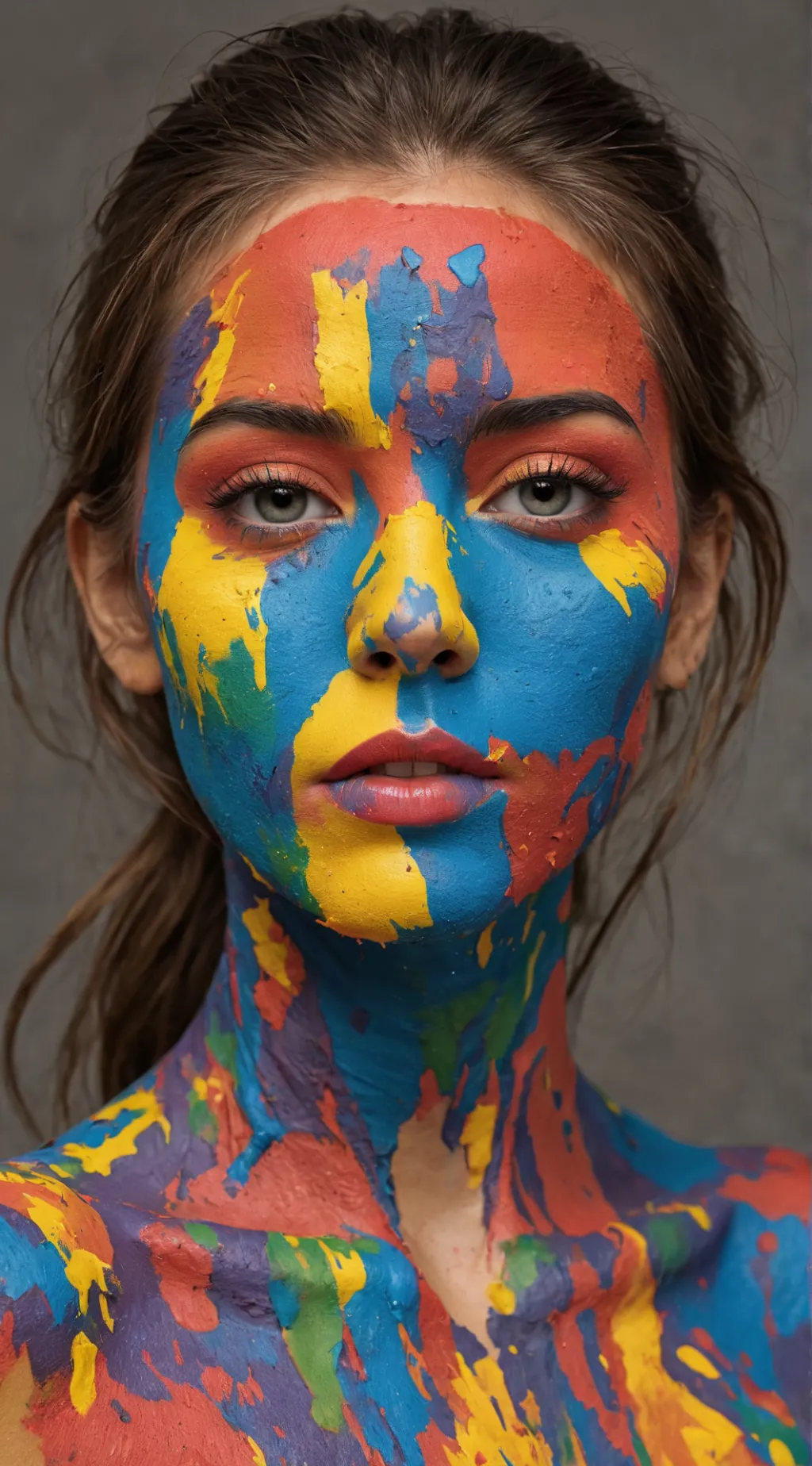 ai character: tints and shades background