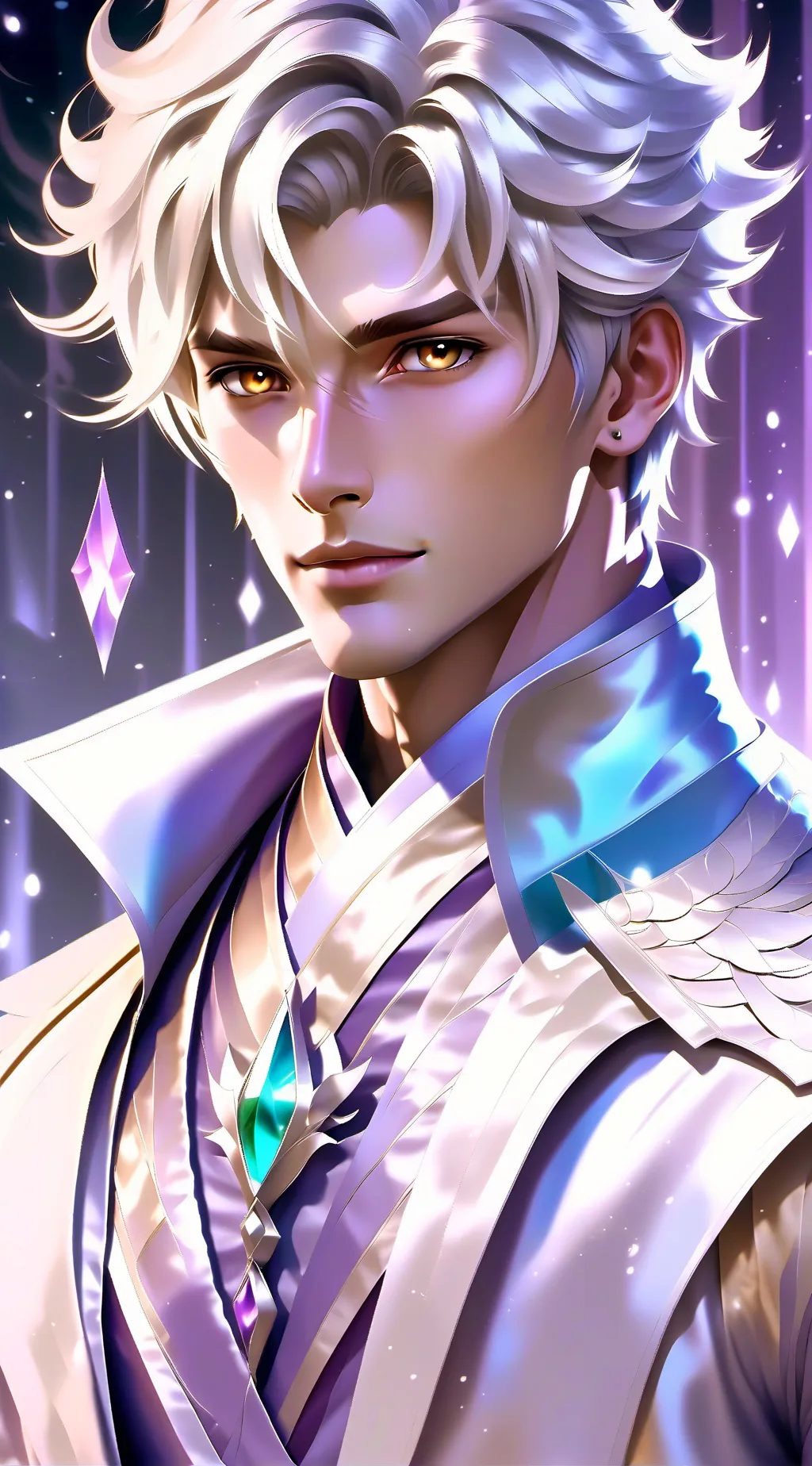 ai character: Leo  background