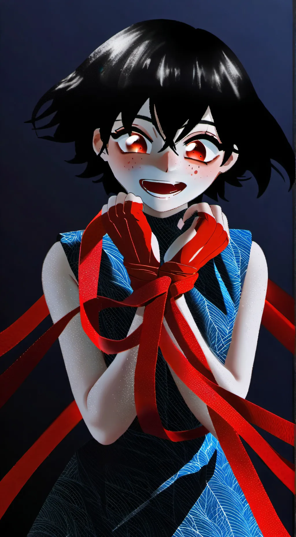 ai character: yumi and celeste  background