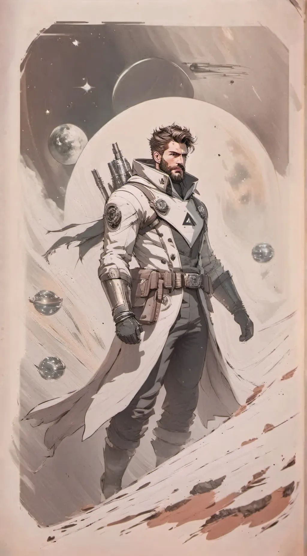 ai character: Captian Zander Rig background