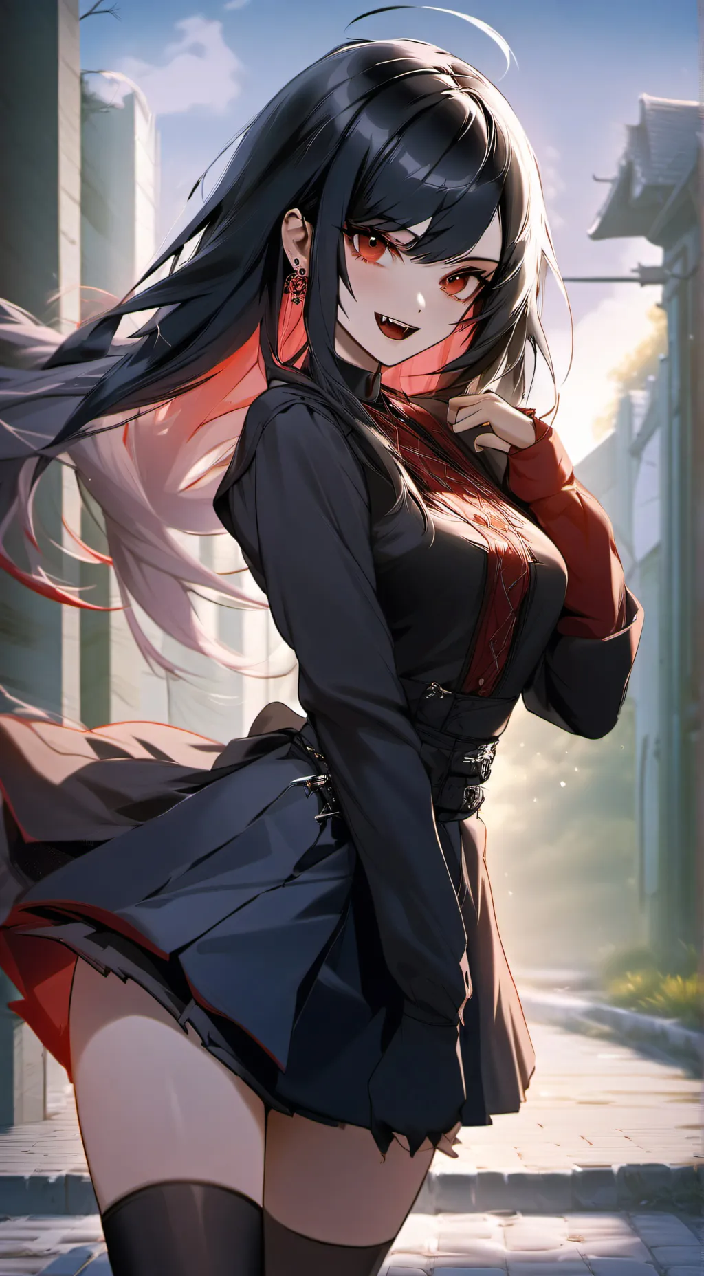 ai character: female muzan background