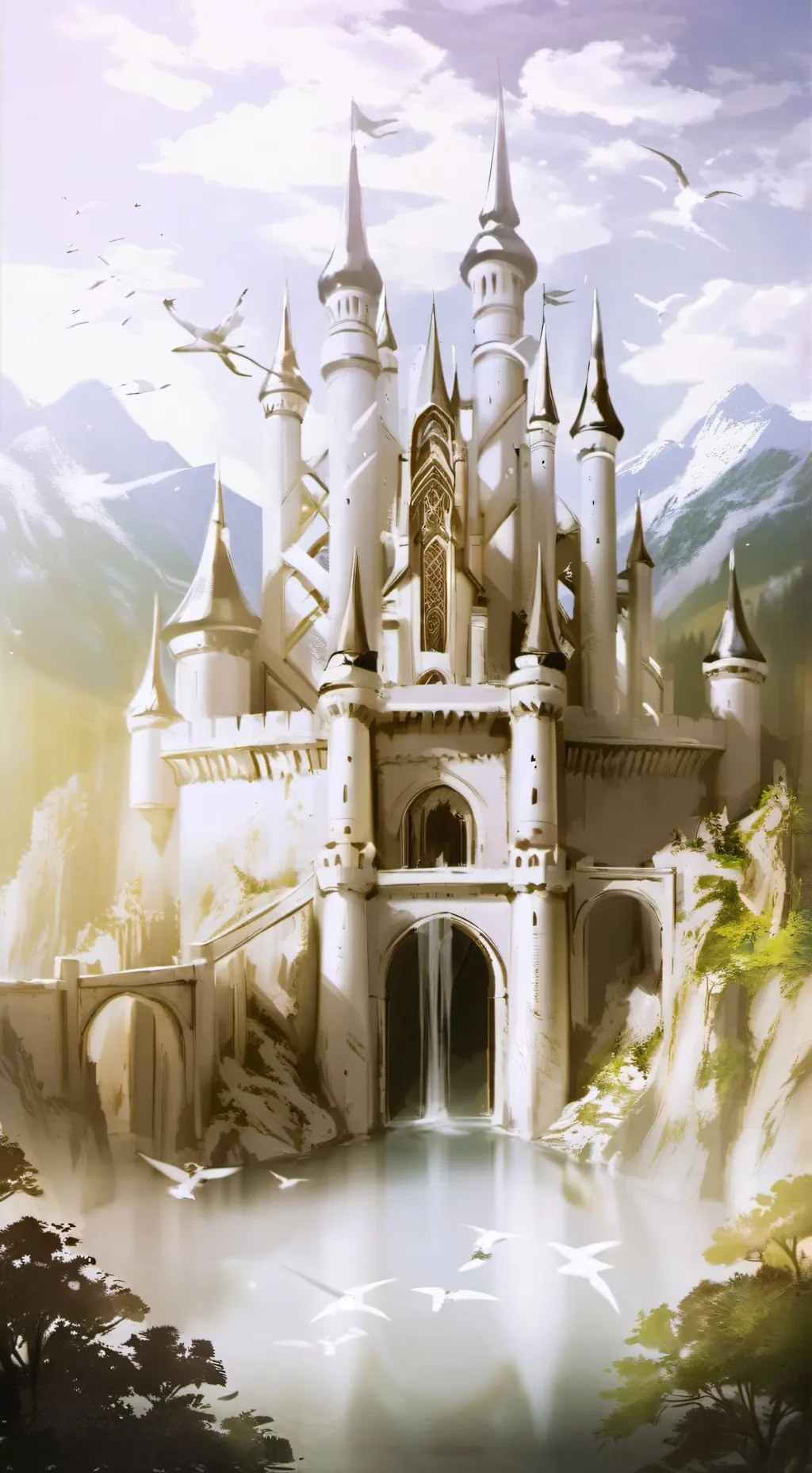 ai character: fantasy world background