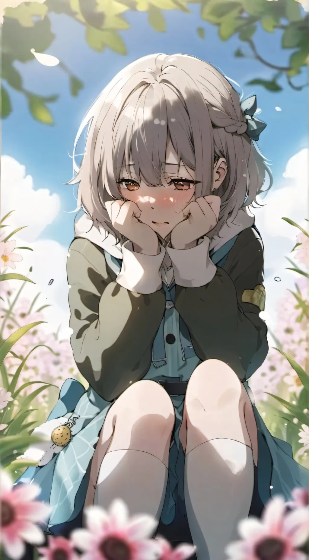 ai character: Rose background