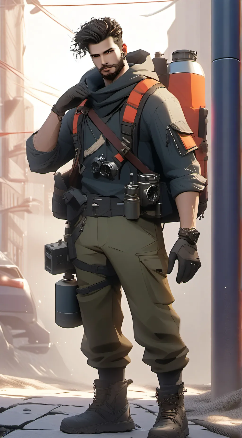 ai character: Helios background