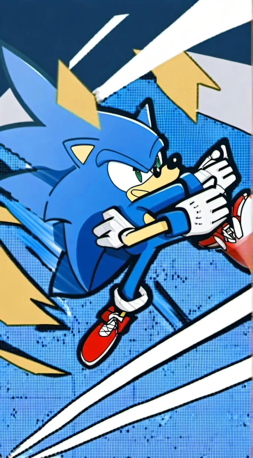 ai character: Sonic swears background