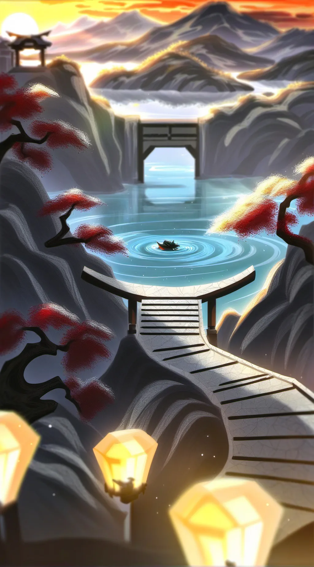 ai character: MHA zoom call  background