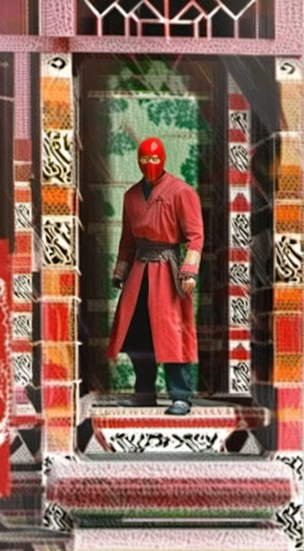 ai character: Custom Squid Games background