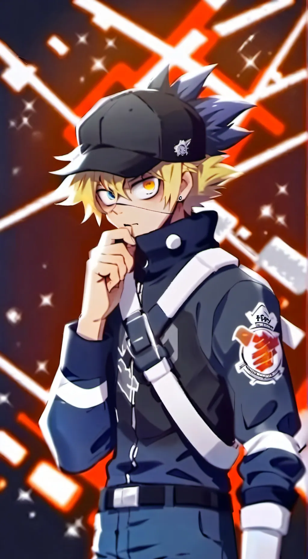 ai character: Katsuki Bakugo background