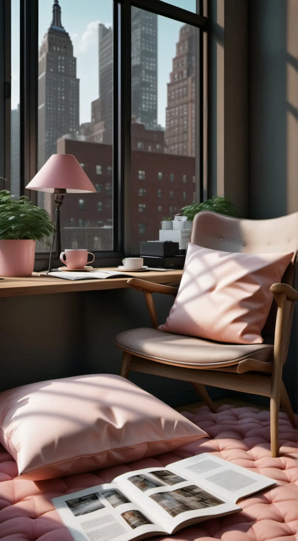 ai character: Just papers background